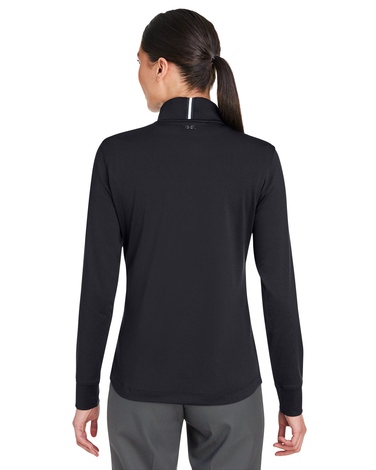 Under Armour Ladies Playoff Custom Quarter-Zips, Black