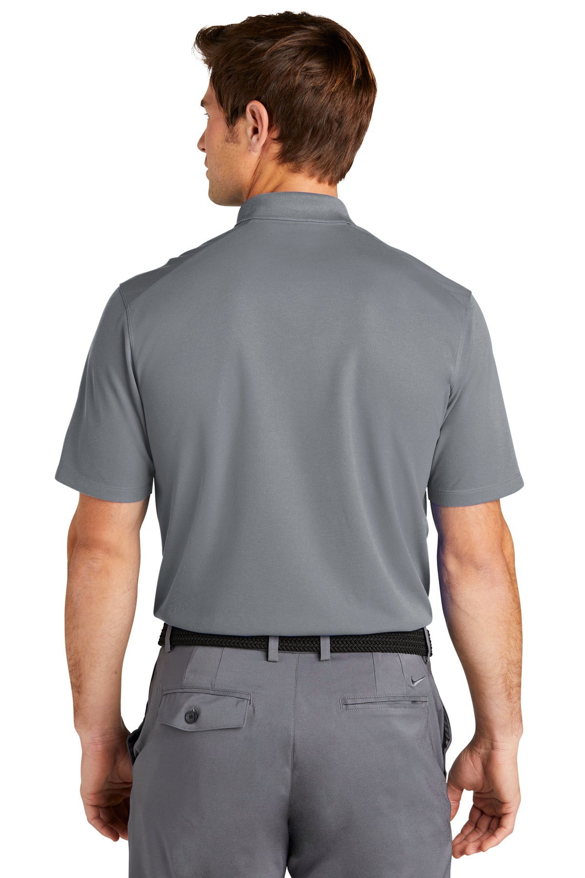 Nike Dri-FIT Micro Pique Customized Tall Polos, Cool Grey [TruNorthern]