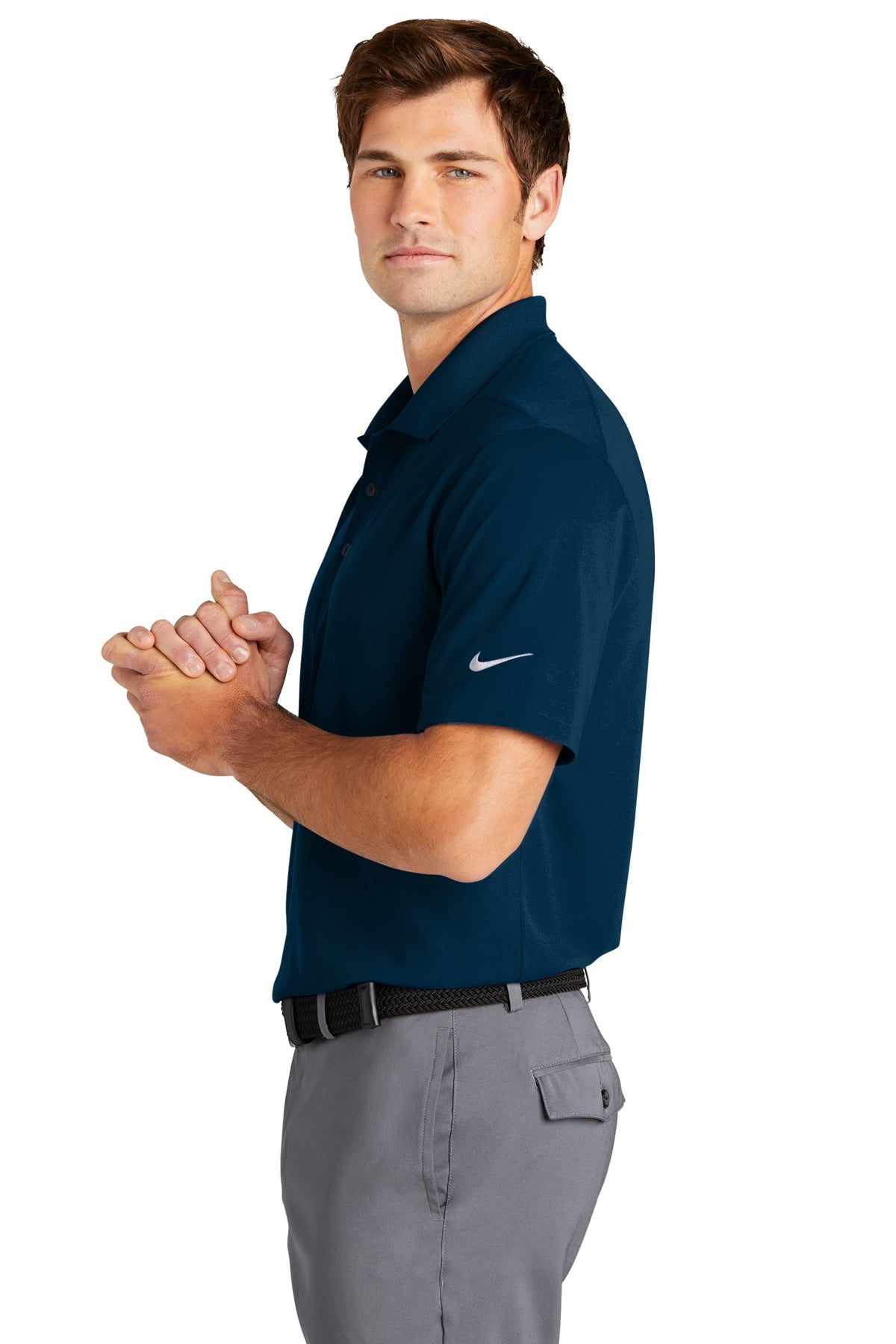 Nike Dri-FIT Micro Pique Customized Polos, Navy [CommStar Credit Union]