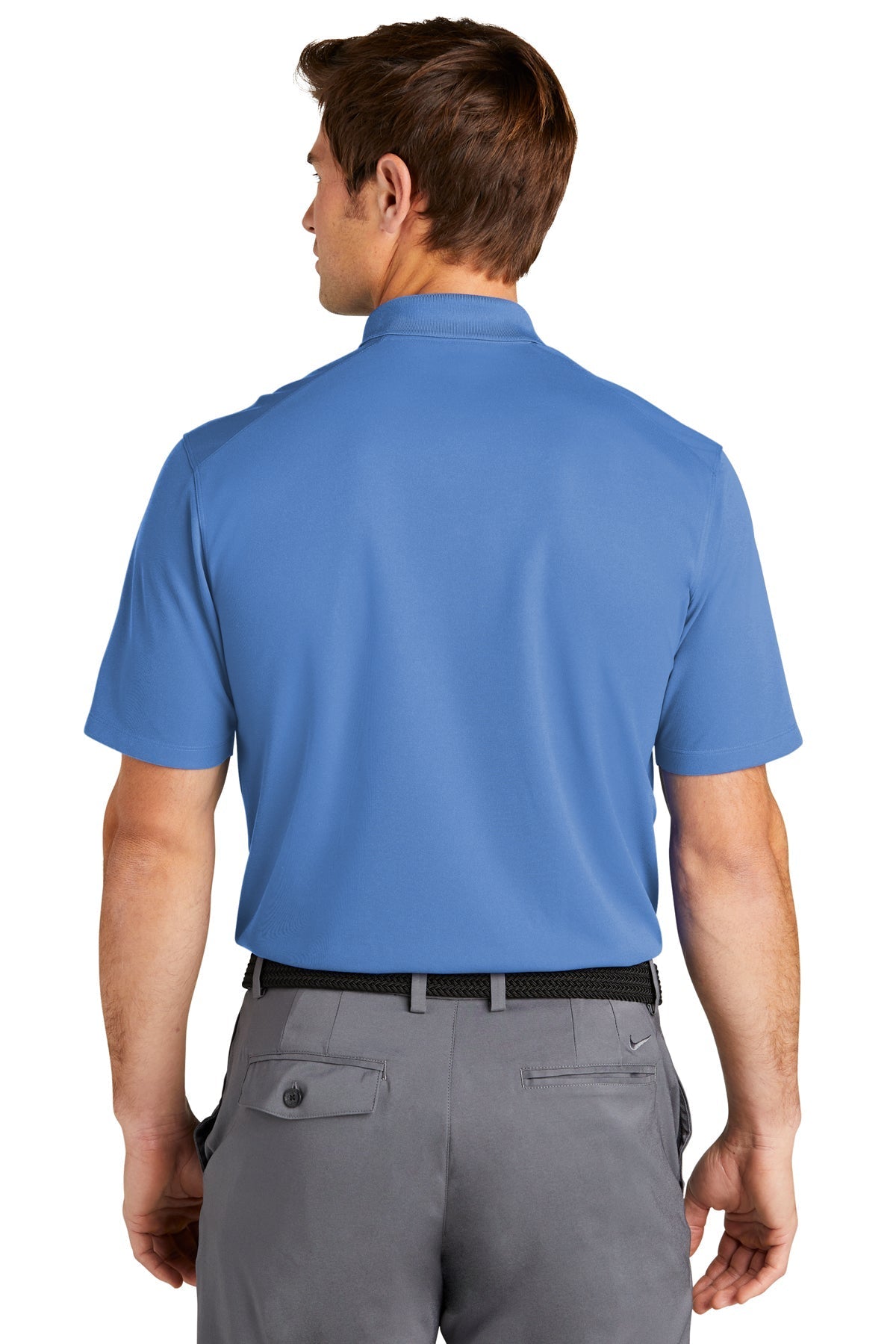 Nike Dri-FIT Micro Pique Customized Polos, Valor Blue [ACI Jet Uniforms]