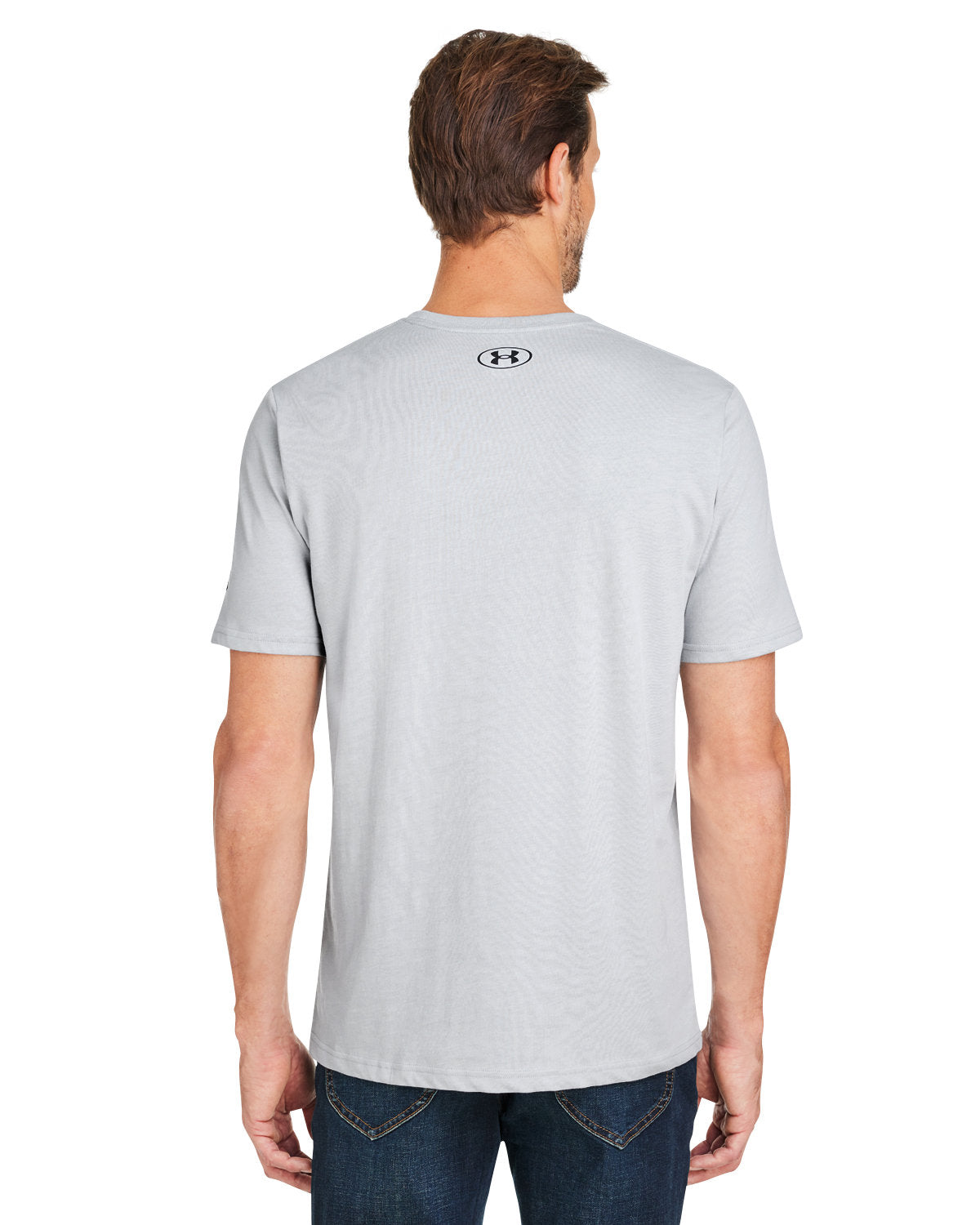 Under Armour Mens Athletic 2.0 Custom T-Shirts, Medium Grey