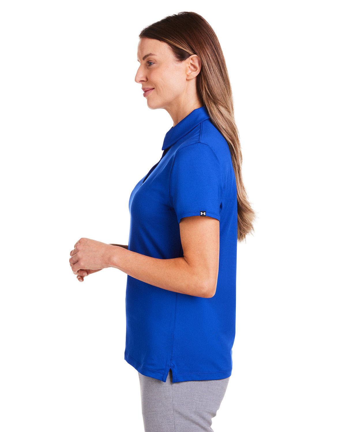 Under Armour Ladies Custom Recycled Polos, Royal