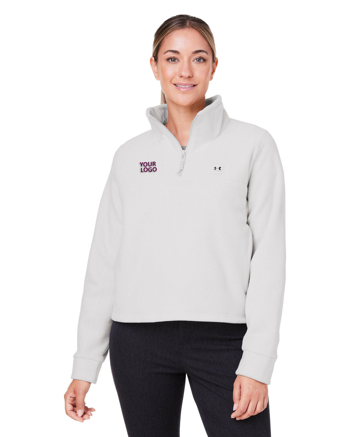 Under Armour Summer White 1387024 custom embroidered sweatshirts