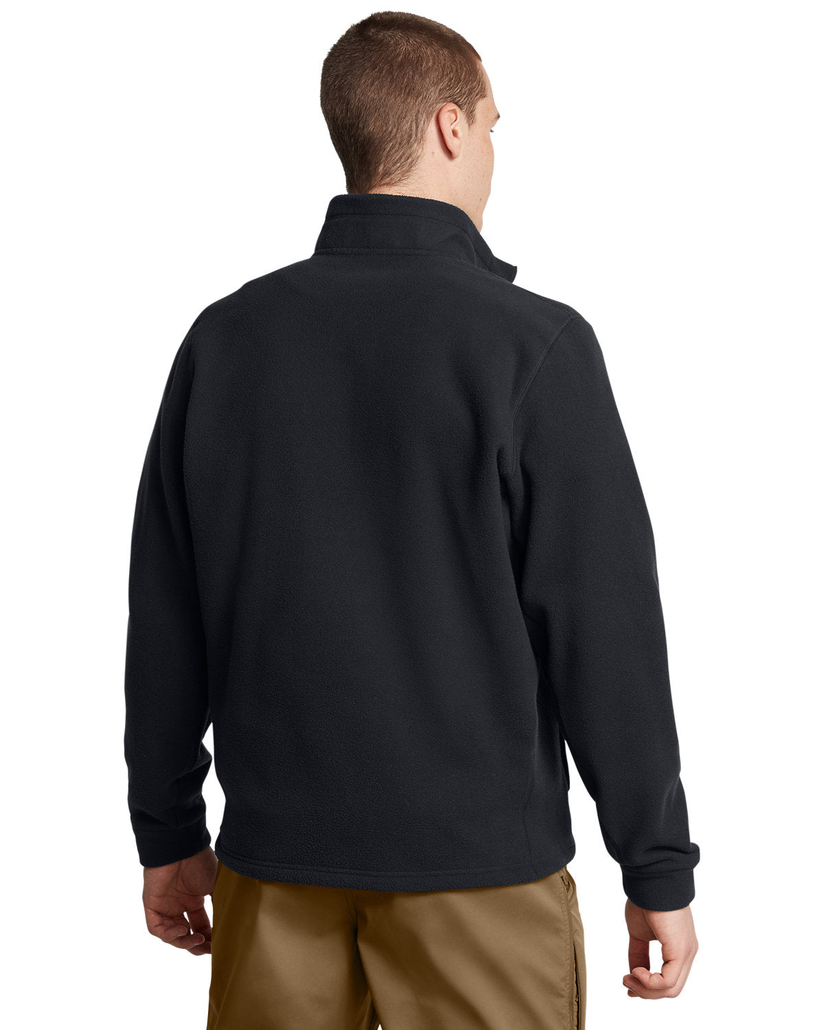 Under Armour Mens Expanse Fleece Custom Half-Zips, Black