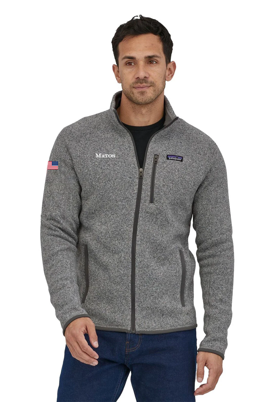 Patagonia Mens Better Sweater Fleece Jacket, Stonewash [Matos Builders]