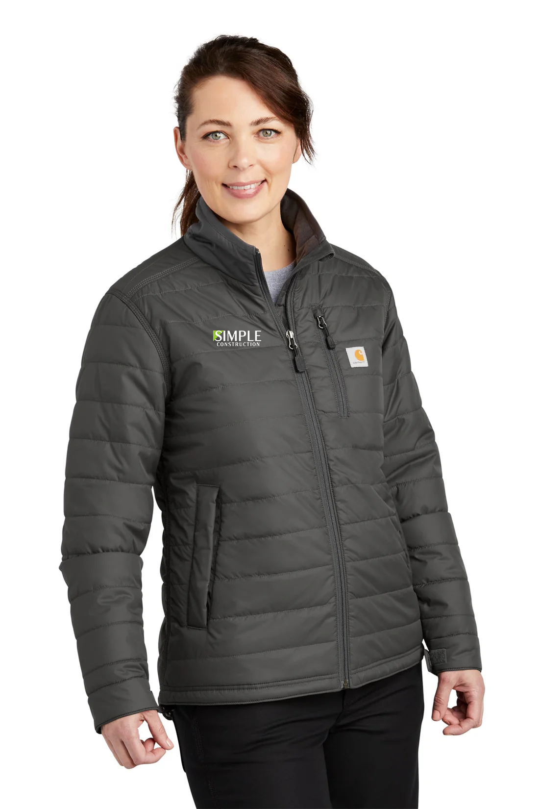 Carhartt Womens Gilliam Jacket, Shadow Grey [Simple Construction]