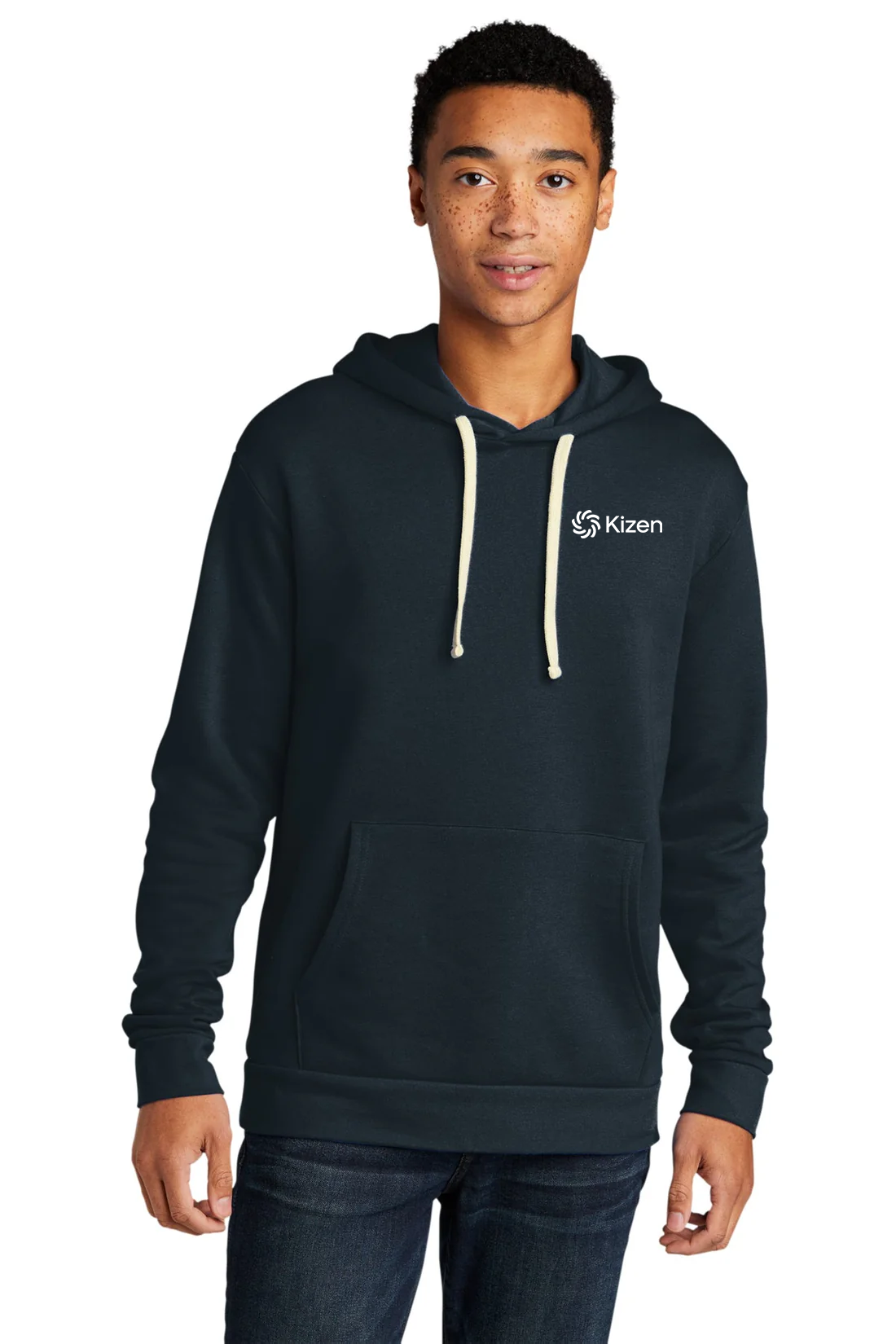 Next Level Unisex Beach Fleece Hoodie, Midnight Navy [Kizen]