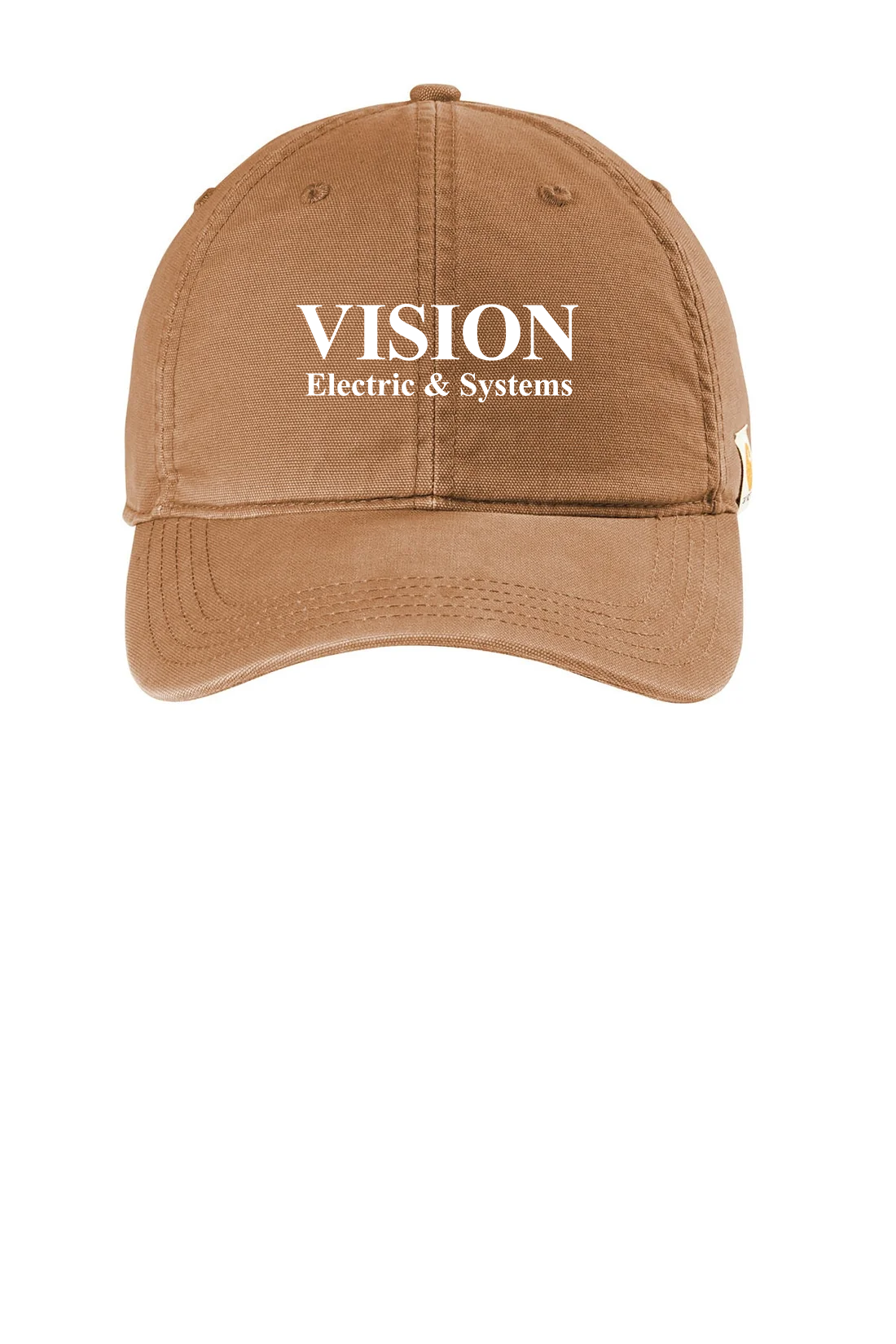 Carhartt Cotton Canvas Cap, Carhartt Brown [Vision Electric and Systems]
