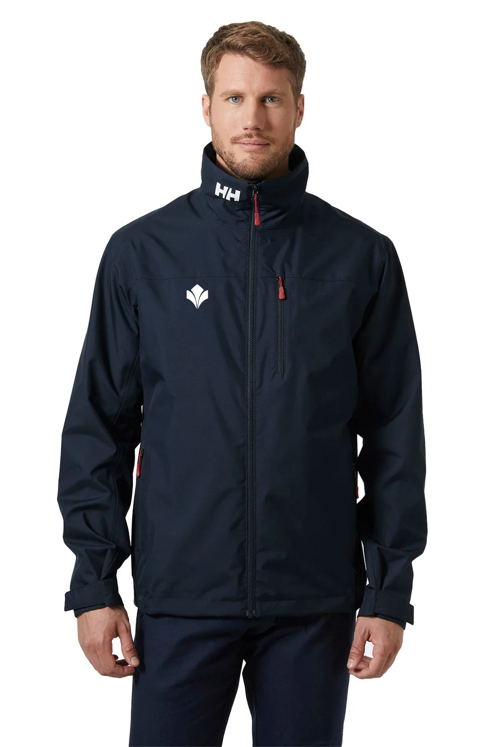 Helly Hansen Mens Crew Jacket 2.0, Navy [Zura Bio]