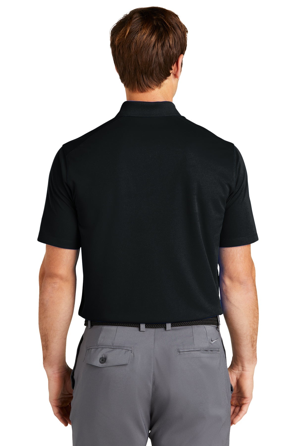Nike Dri-FIT Micro Pique Custom Pocket Polos, Black [Elevated Lending]