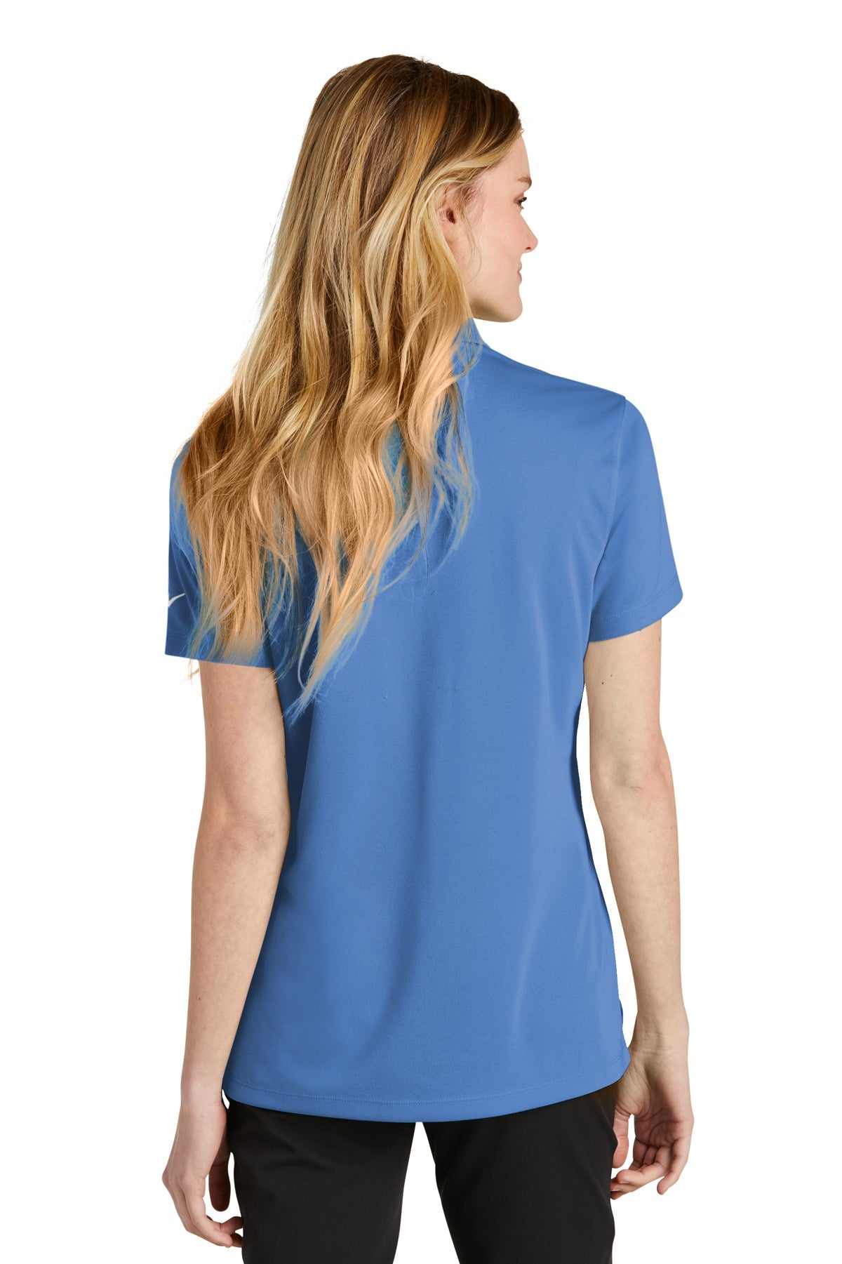 Nike Ladies Dri-FIT Micro Pique Customized Polos, Valor Blue [ACI Jet Uniforms]