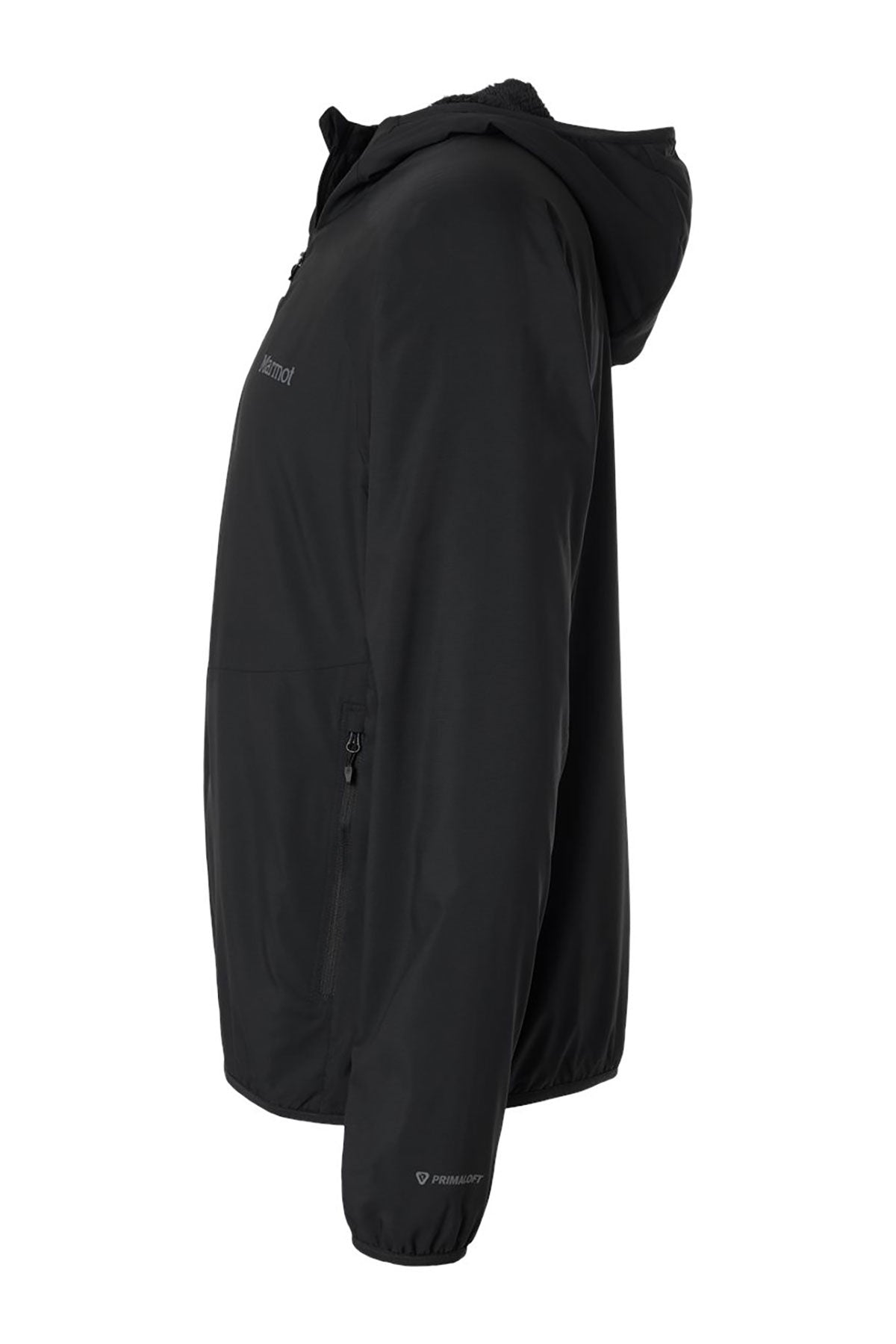 Marmot Aerothermal Custom Soft Shell Hooded Jackets, Black
