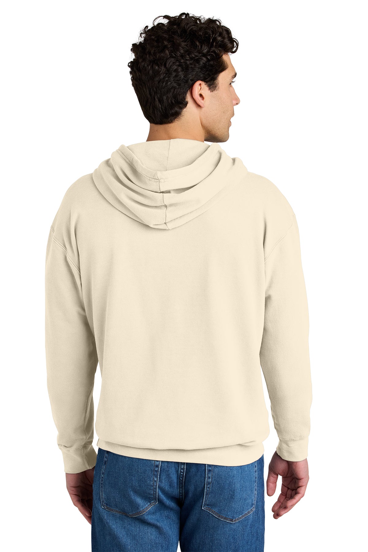 Comfort Colors Lightweight Custom Hooded Sweatshirts, Ivory