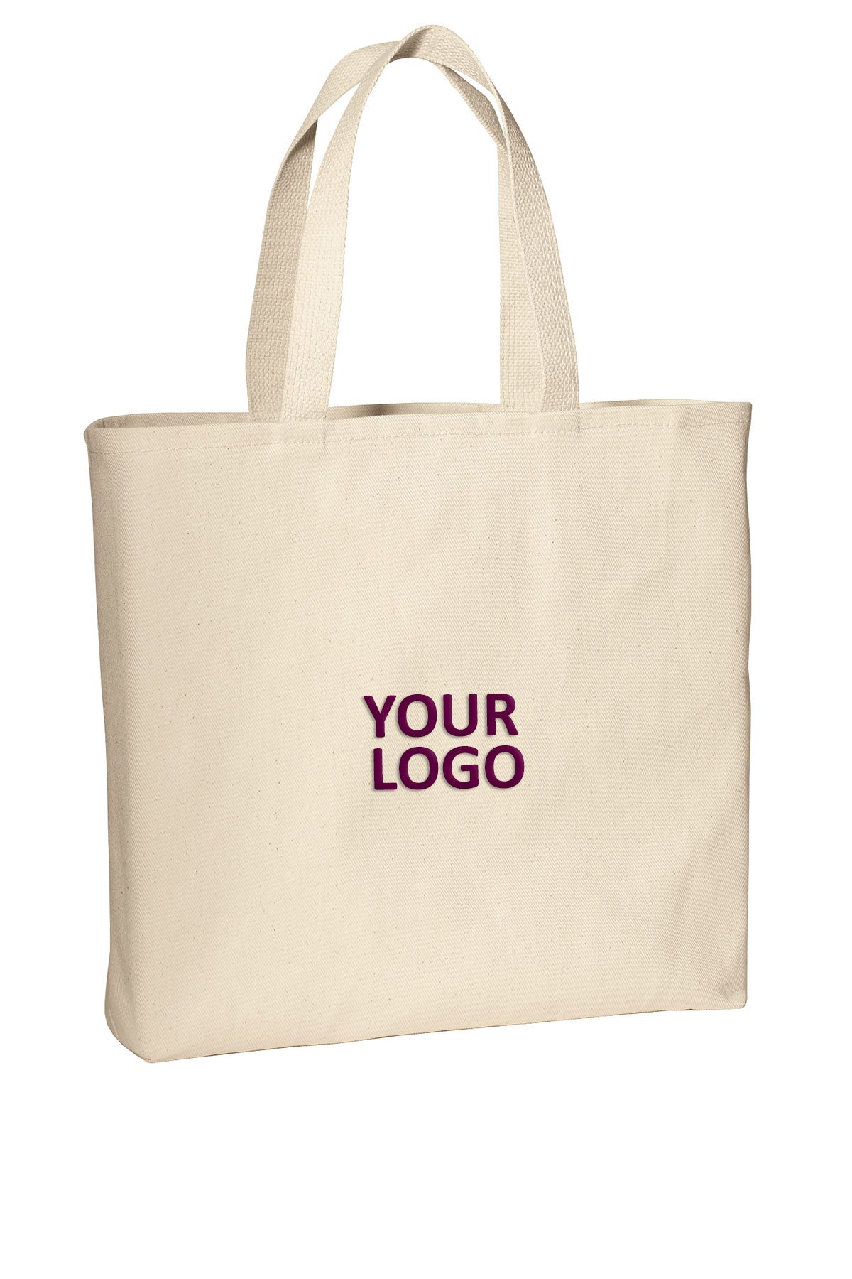 Port Authority Ideal Twill Convention Custom Totes, Natural