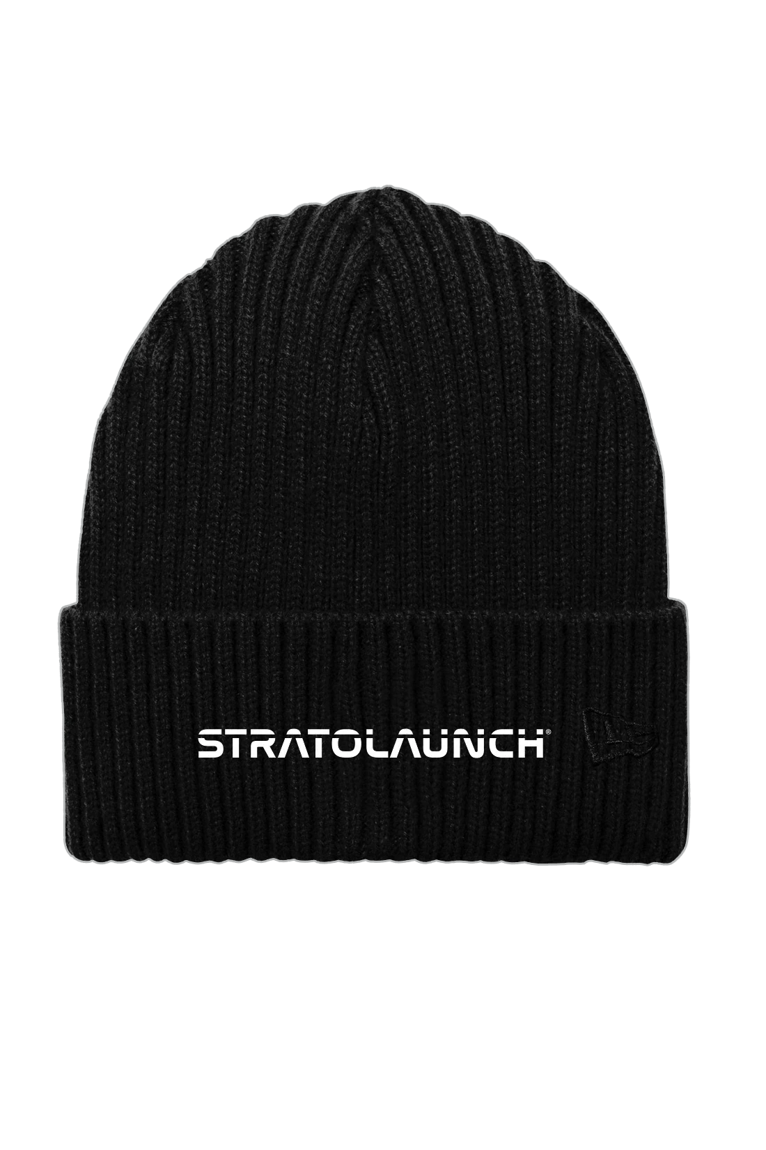 New Era Core Classic Cuff Beanie, Black [Stratolaunch]