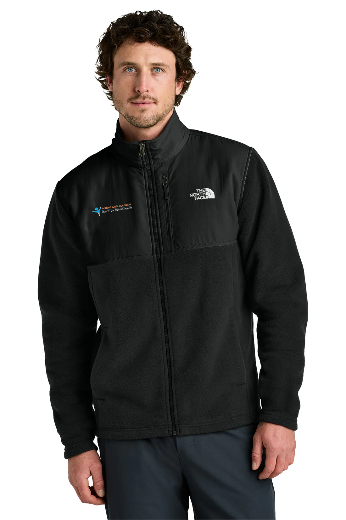 The North Face Highest Peak Full-Zip Fleece Jacket, Black [Harford Crisis Response]
