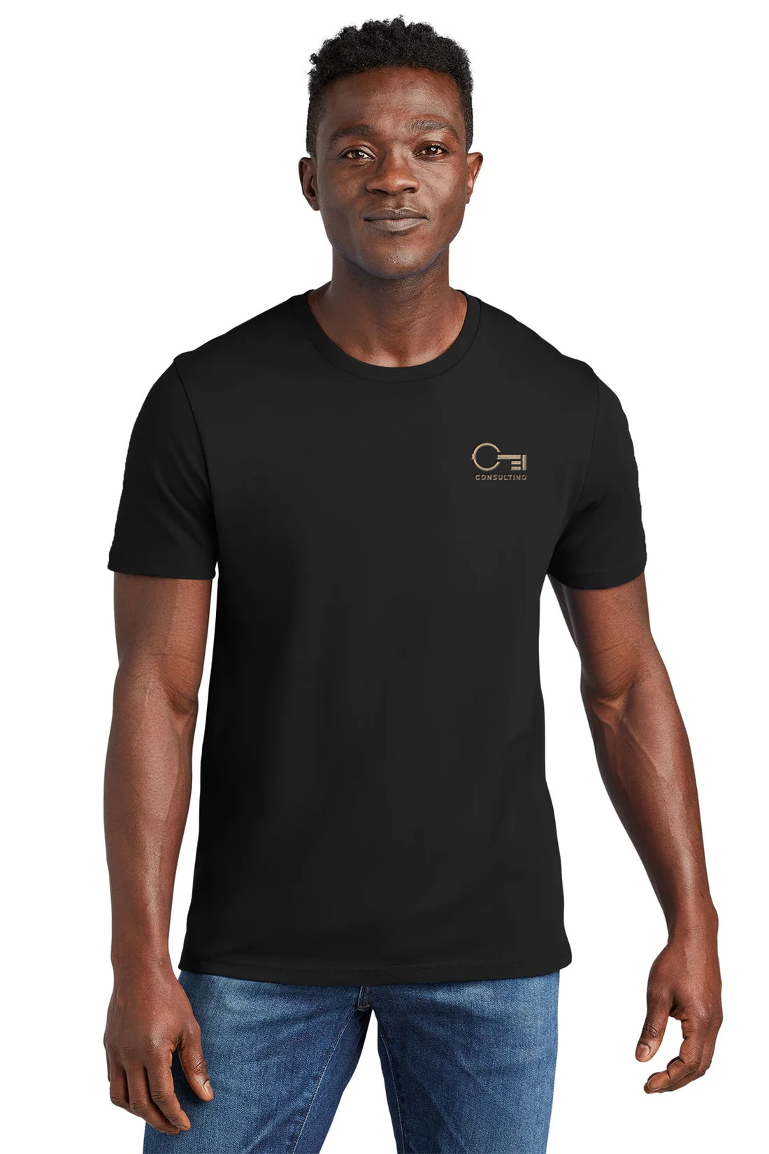 Allmade Unisex Organic Cotton Tee, Deep Black [CEI Consulting]