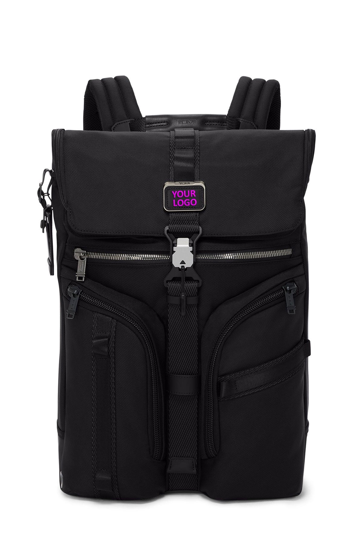 Tumi Surveillance Flap Custom Backpack, Black