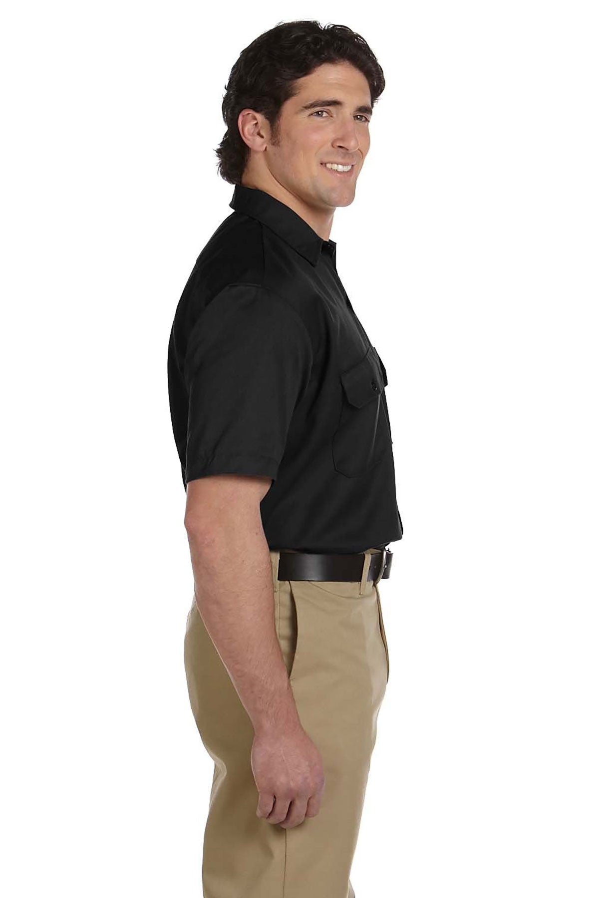 dickies_1574_black_company_logo_button downs