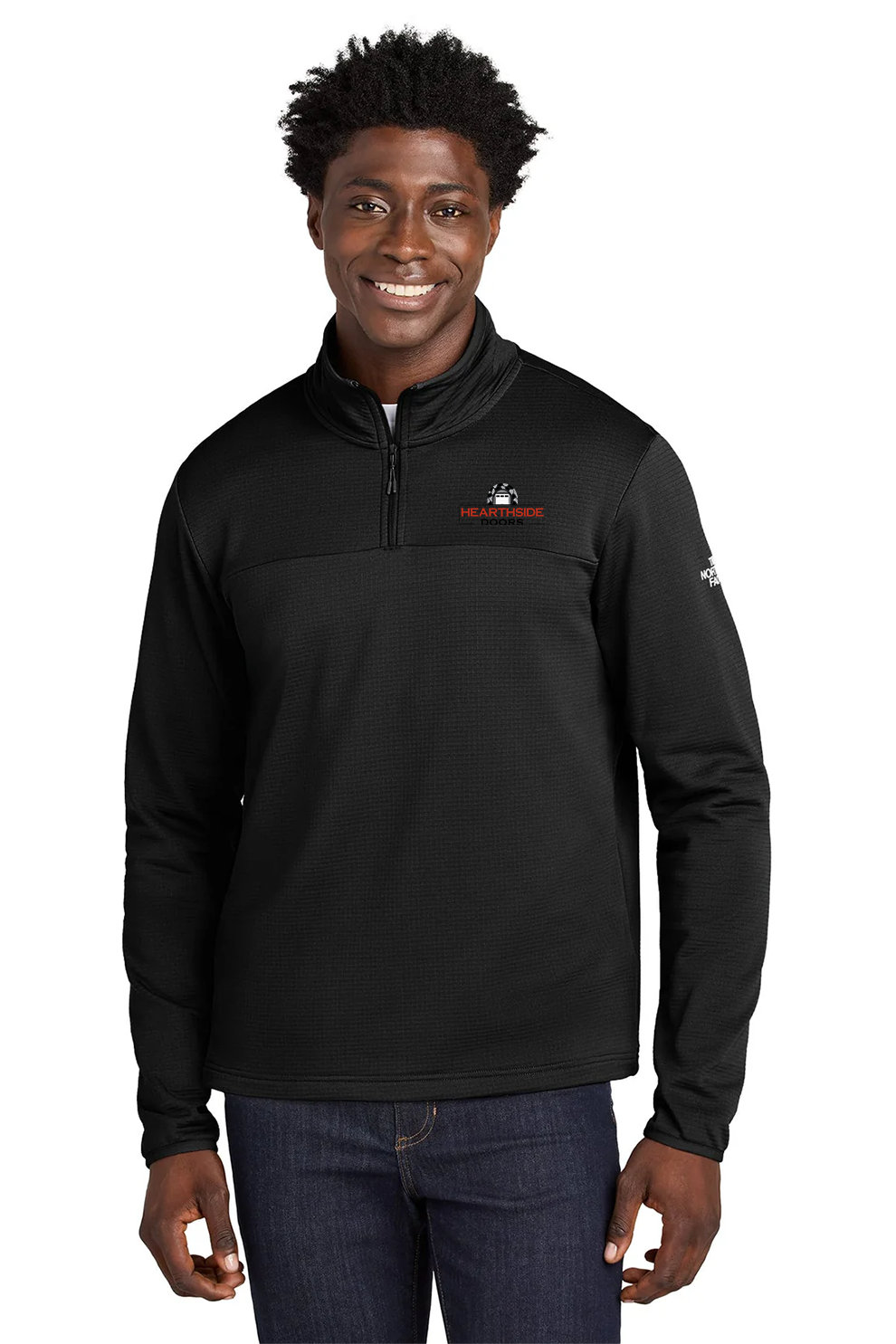 The North Face Aim 1/4-Zip Fleece, TNF Black [Hearthside ]