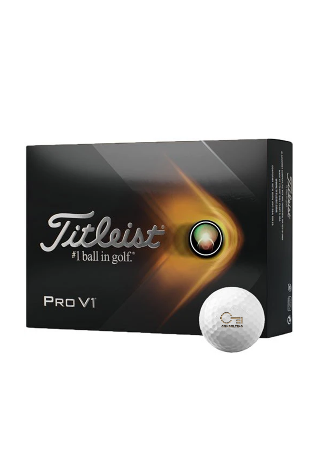 Titleist Pro V1 Golf Balls White, 1 Dozen Sleeves [CEI Consulting]