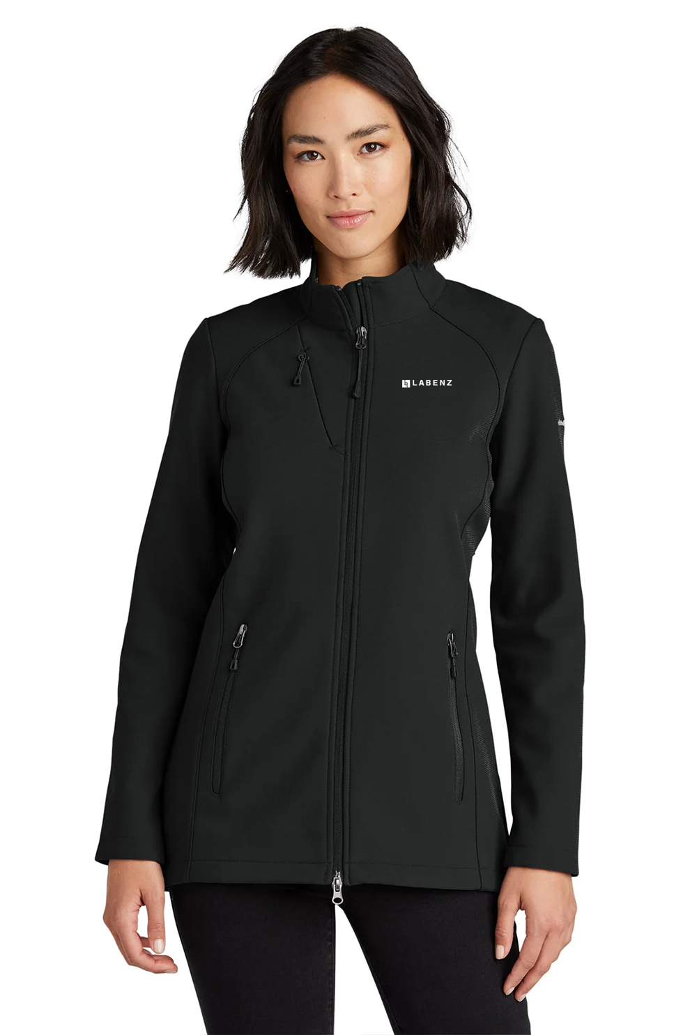 Eddie Bauer Womens Stretch Soft Shell Jacket, Deep Black [Labenz & Associates]