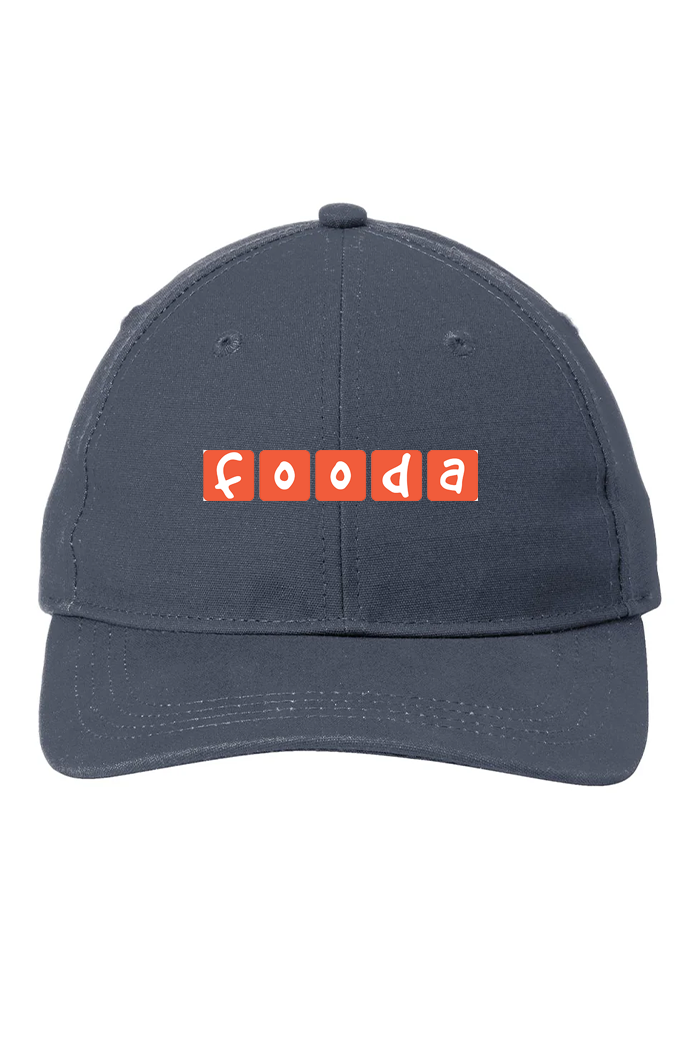 Port Authority Leather Strap Cap, Navy [Fooda]