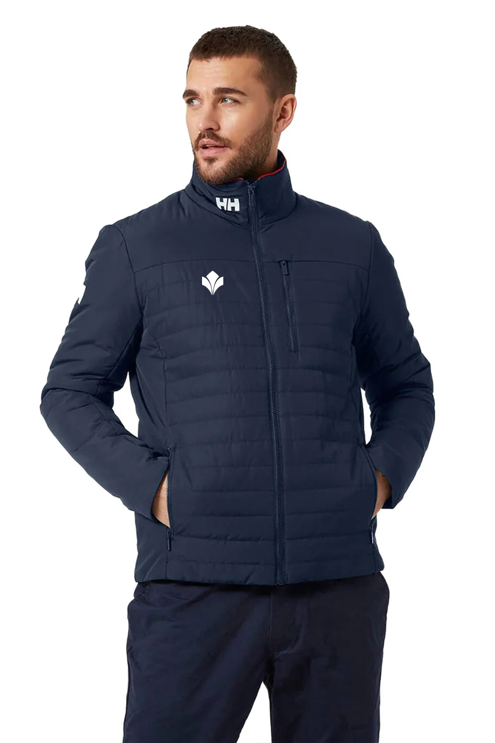 Helly Hansen Mens Crew Insulator 2.0 Jacket, Navy [Zura Bio]