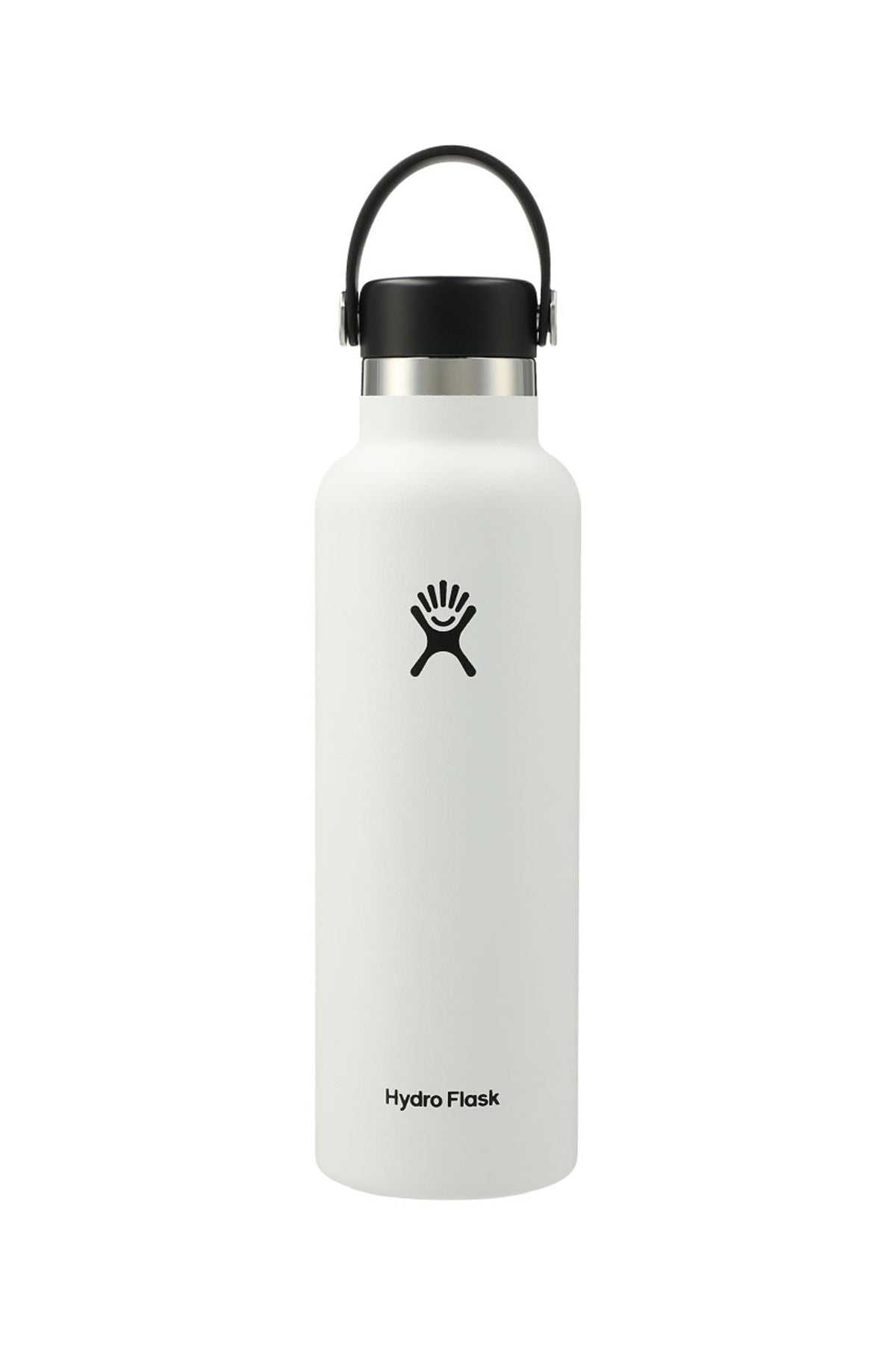 Hydro Flask Standard Mouth 21 oz Custom Bottles with Flex Cap, White