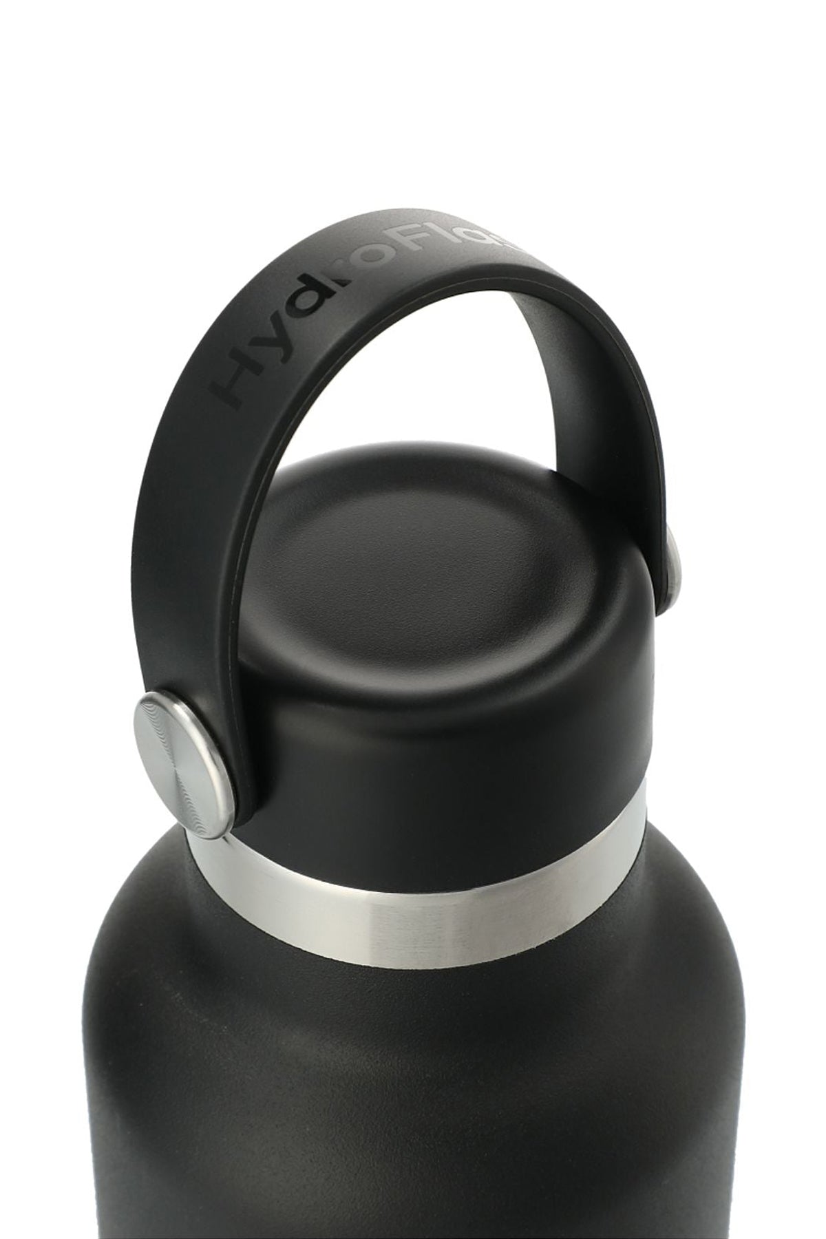 Hydro Flask Standard Mouth 21 oz Custom Bottles with Flex Cap, Black