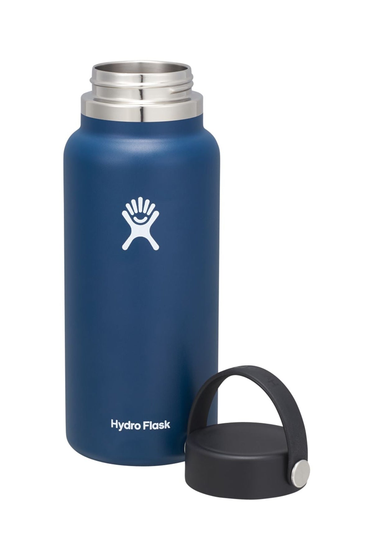 Hydro Flask Wide Mouth 32oz Custom Bottles with Flex Cap, Indigo