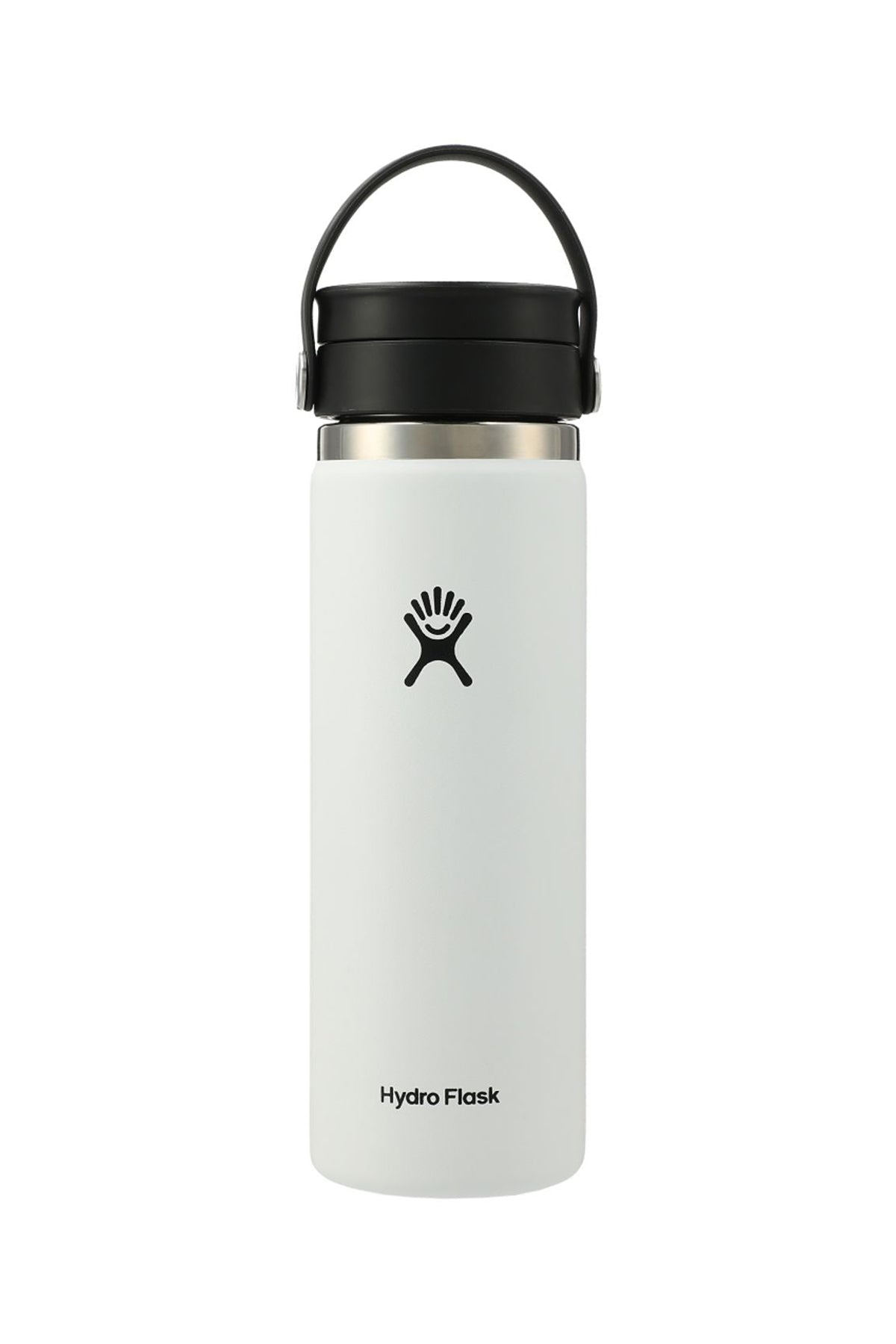 Hydro Flask Wide Mouth 20 oz Custom Bottles with Flex Sip Lid, White