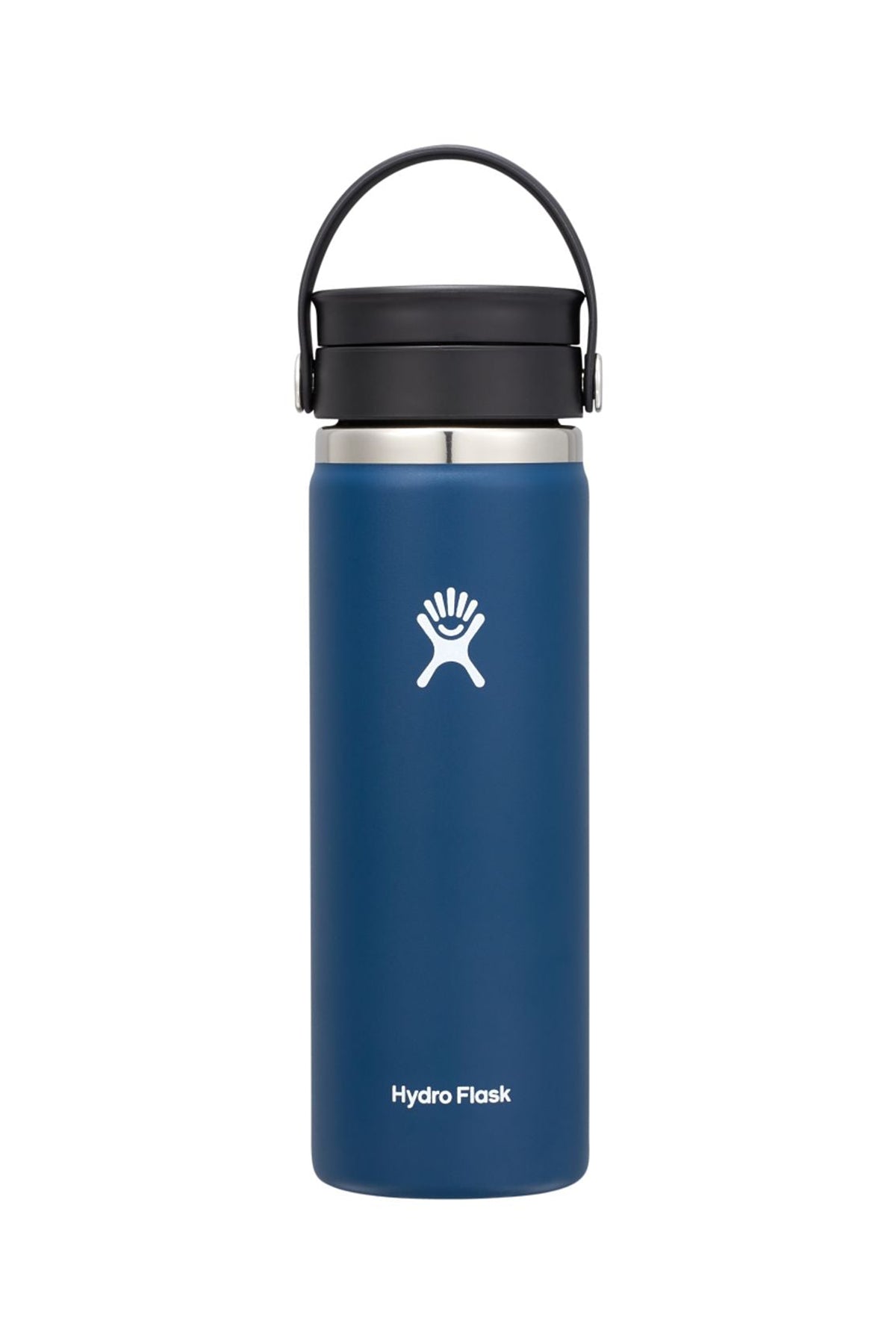 Hydro Flask Wide Mouth 20 oz Custom Bottles with Flex Sip Lid, Indigo