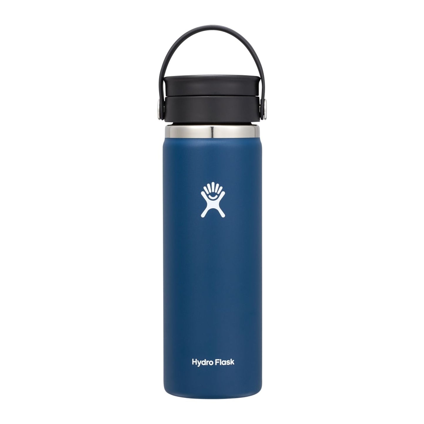Hydro Flask Wide Mouth 20 oz Custom Bottles with Flex Sip Lid, Indigo