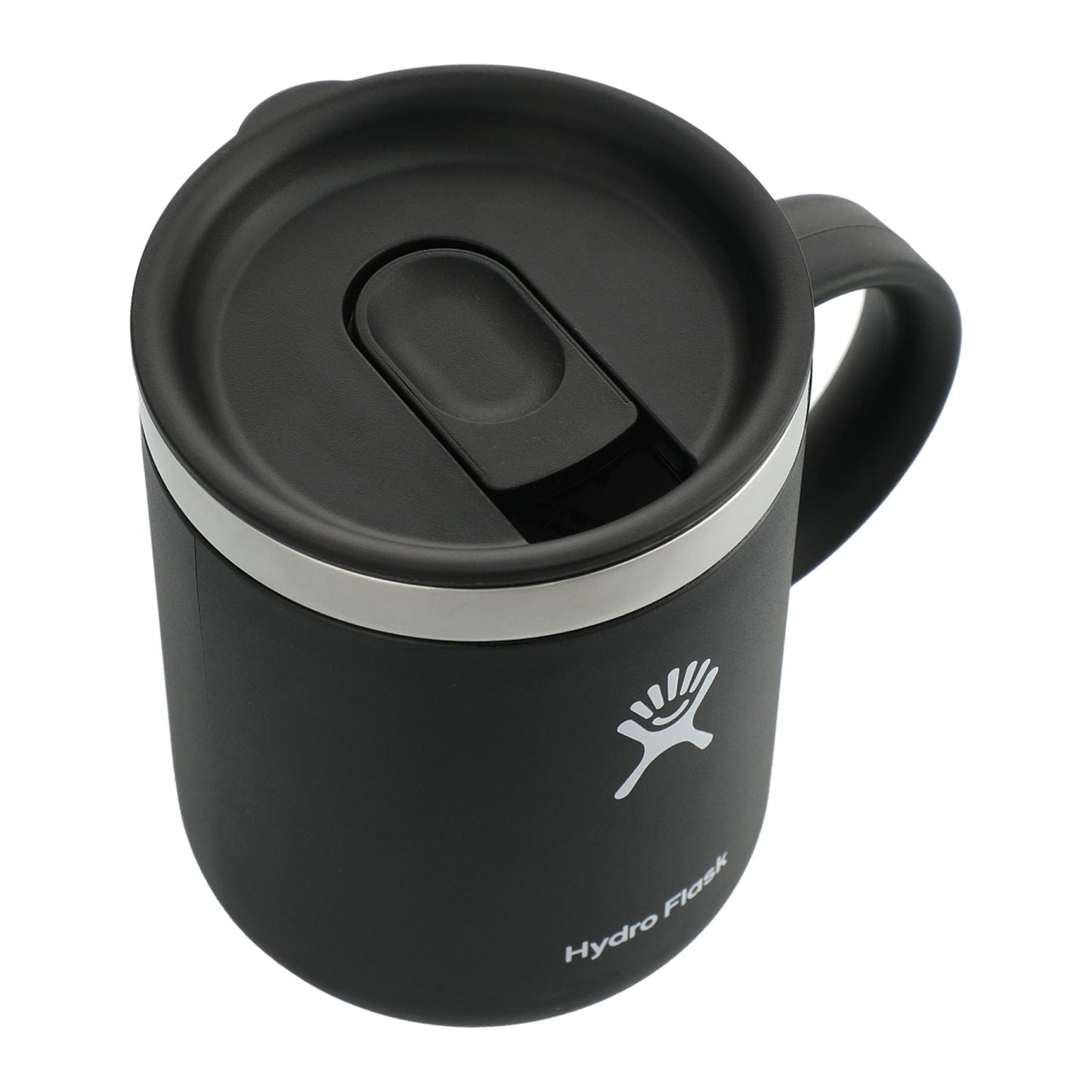 Hydro Flask 12oz Custom Coffee Mugs, Black [Husky Capital]