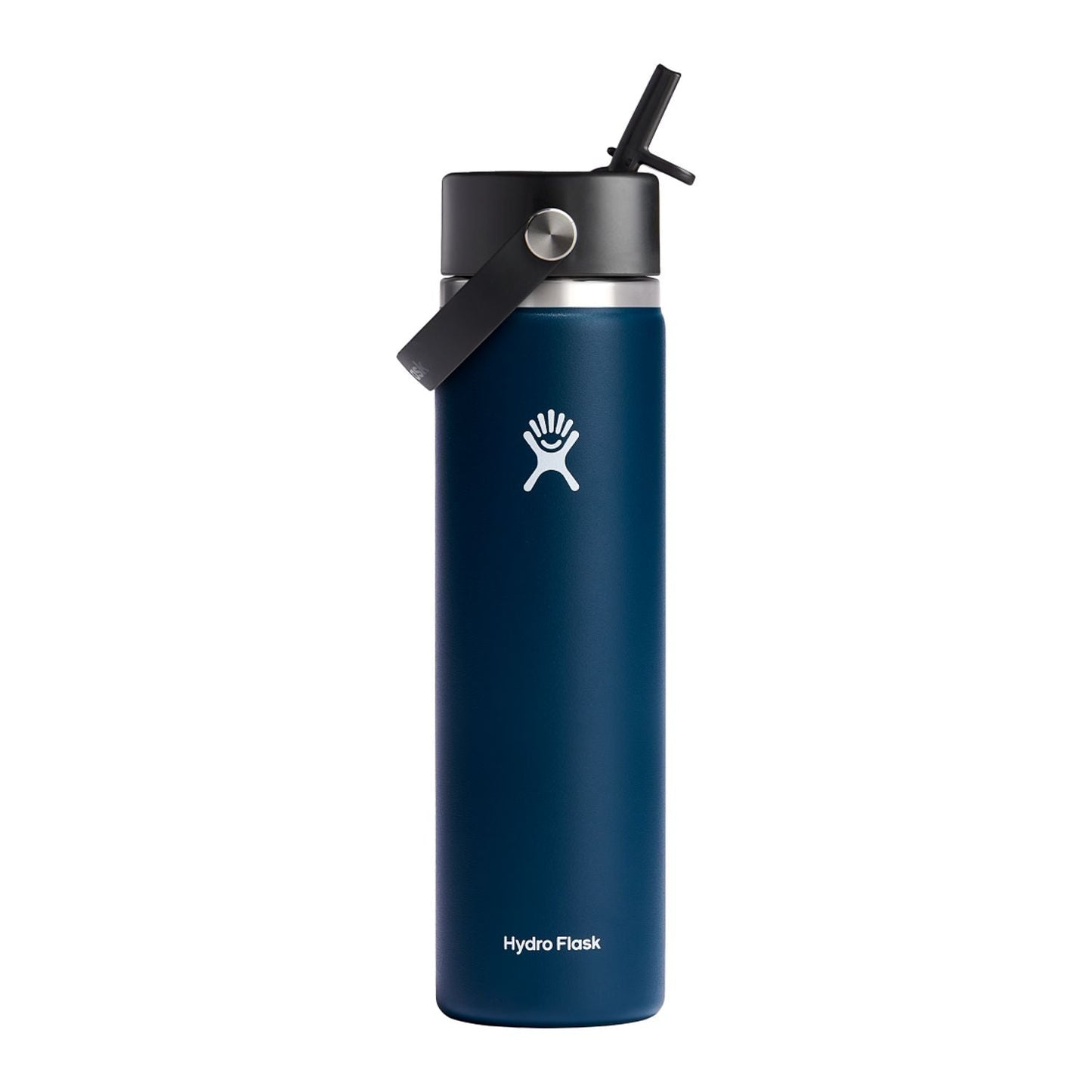 Hydro Flask Wide Mouth 24oz Custom Bottles with Flex Straw Cap, Indigo [CEI Consulting]