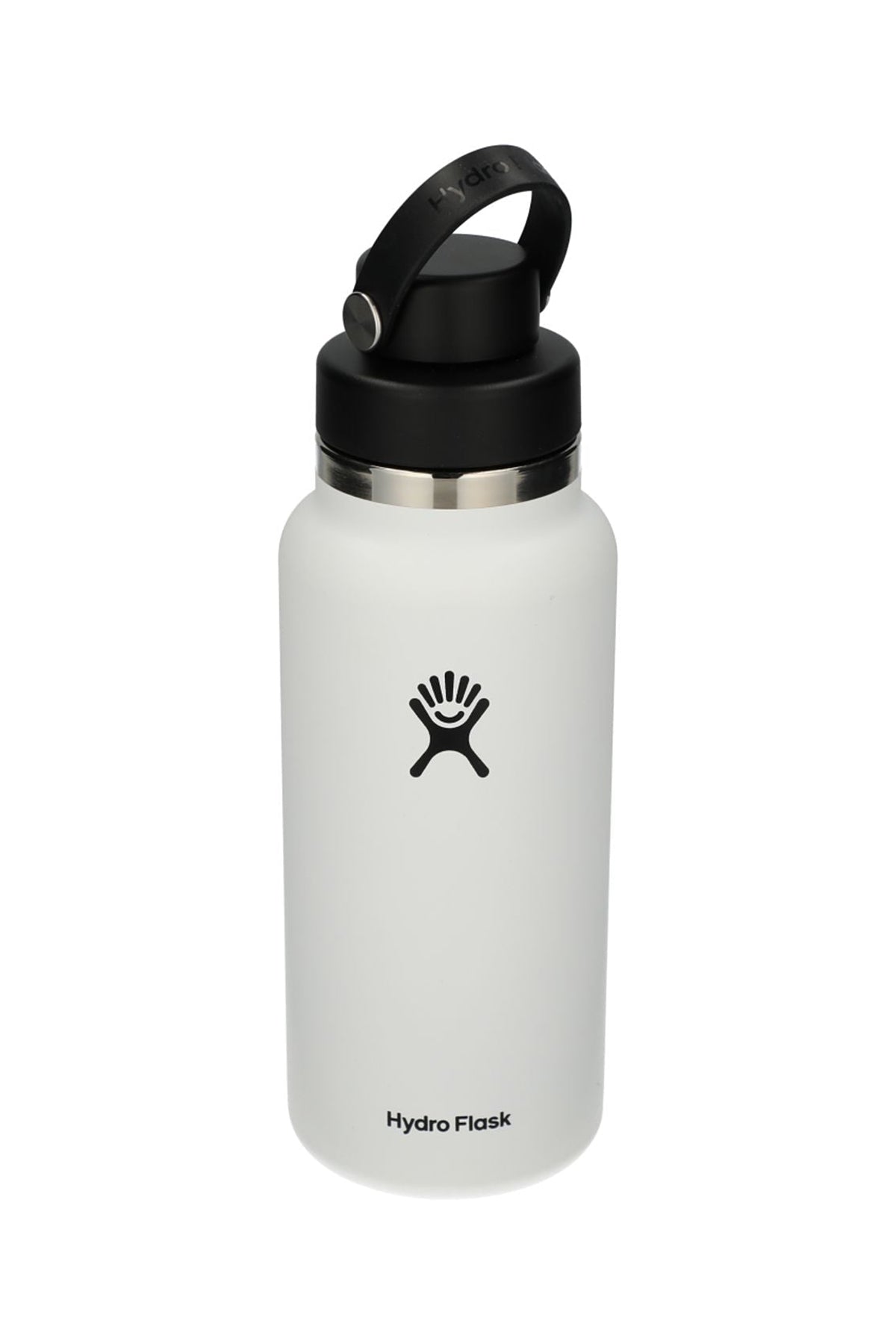 Hydro Flask Wide Mouth 32oz Custom Bottles with Flex Chug Cap, White