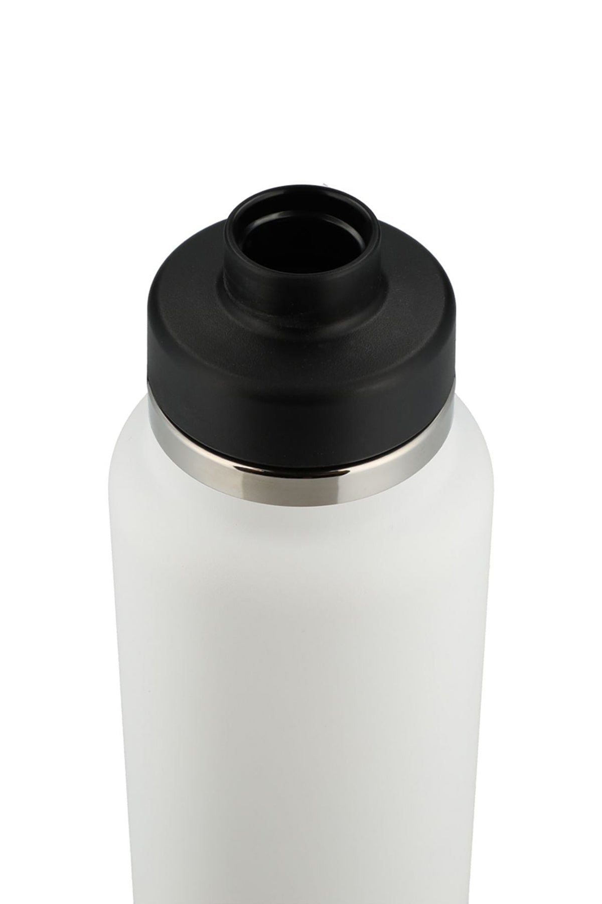 Hydro Flask Wide Mouth 32oz Custom Bottles with Flex Chug Cap, White