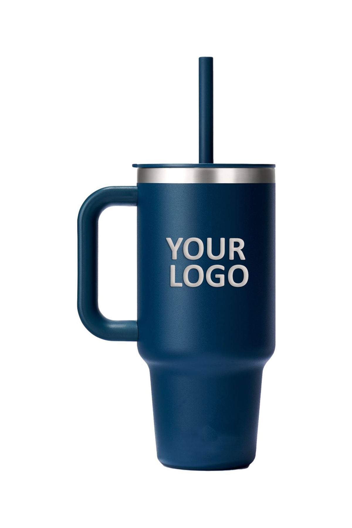 Hydro Flask All Around Travel 32oz Custom Tumblers with Straw, Indigo