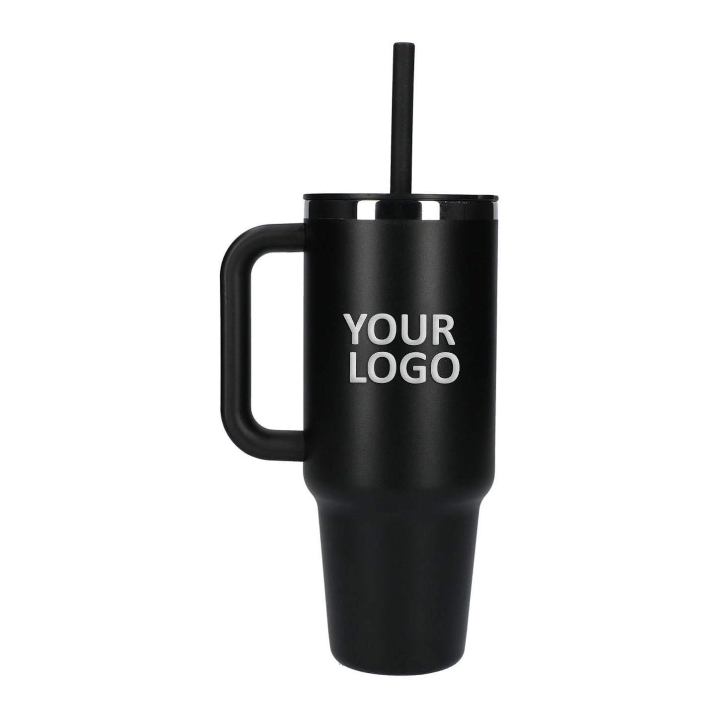 Hydro Flask All Around Travel 40oz Custom Tumblers with Straw, Black [BMES @ Michigan Technological University]