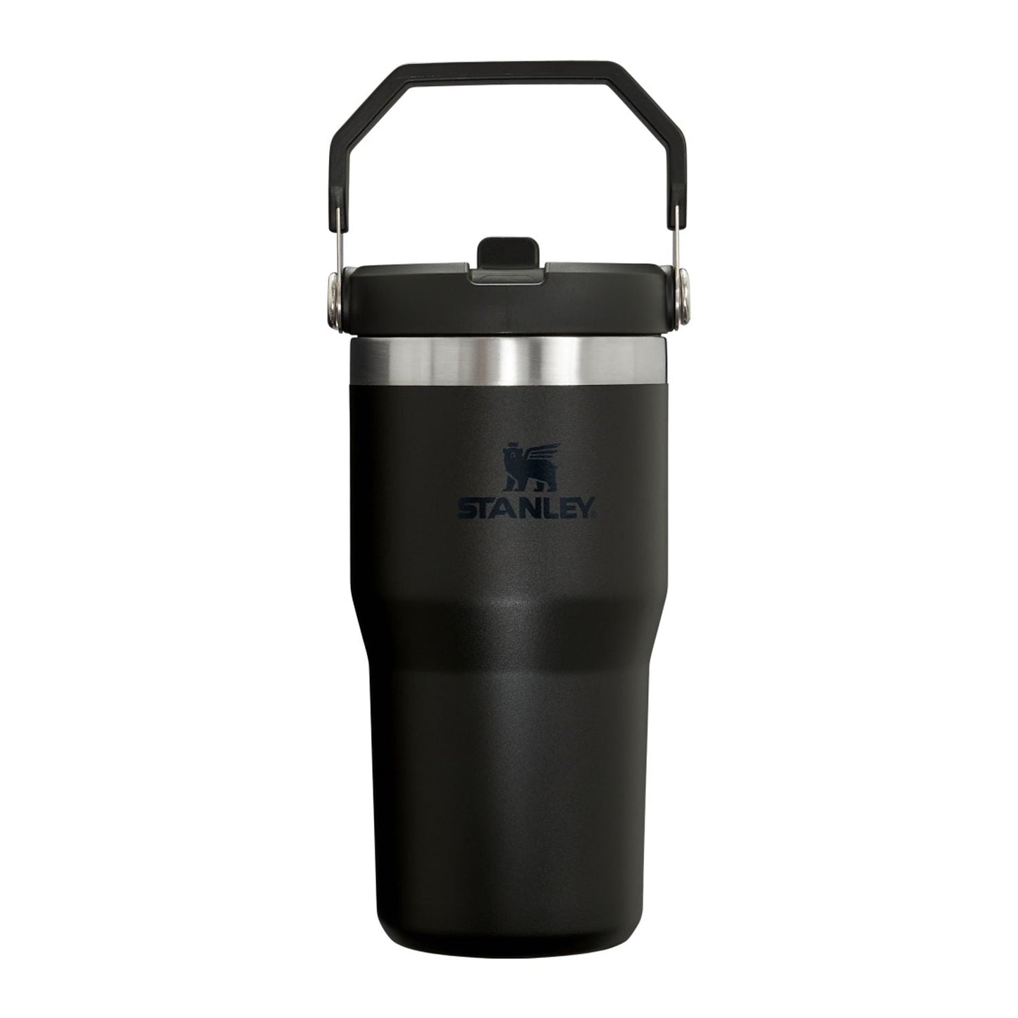Stanley IceFlow Flip Straw 20oz Custom Tumblers, Black [Lendware]