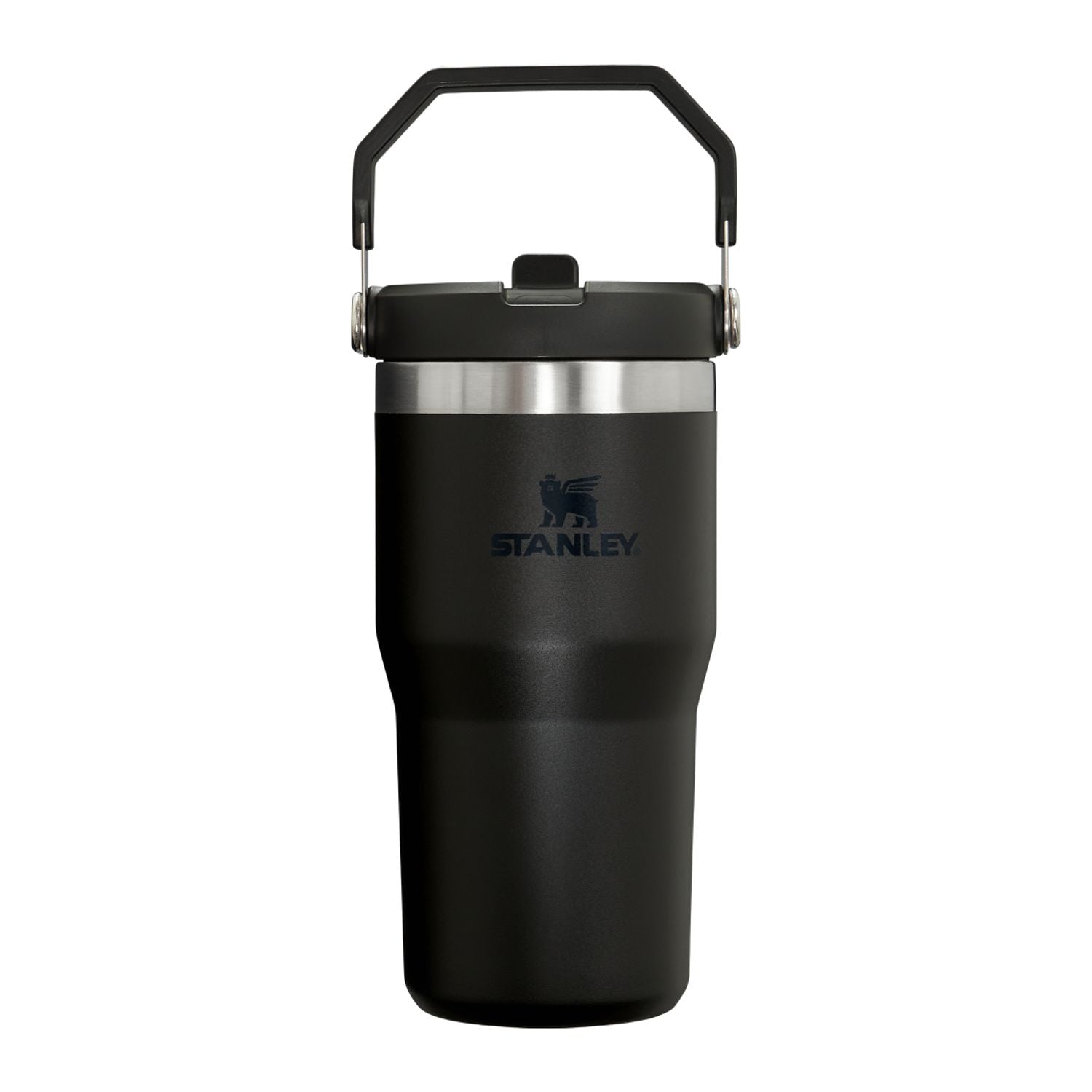 Stanley IceFlow Flip Straw 20oz Custom Tumblers, Black [Lendware]