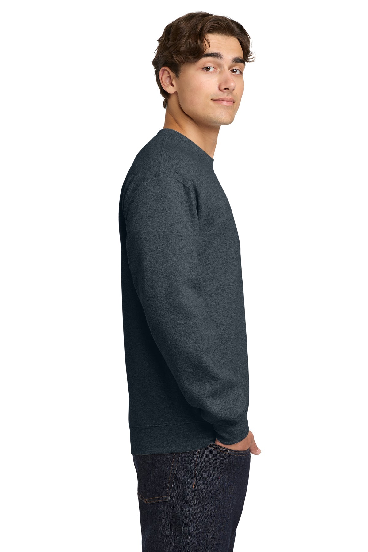 Gildan Heavy Blend Crewneck Sweatshirt Dark Heather
