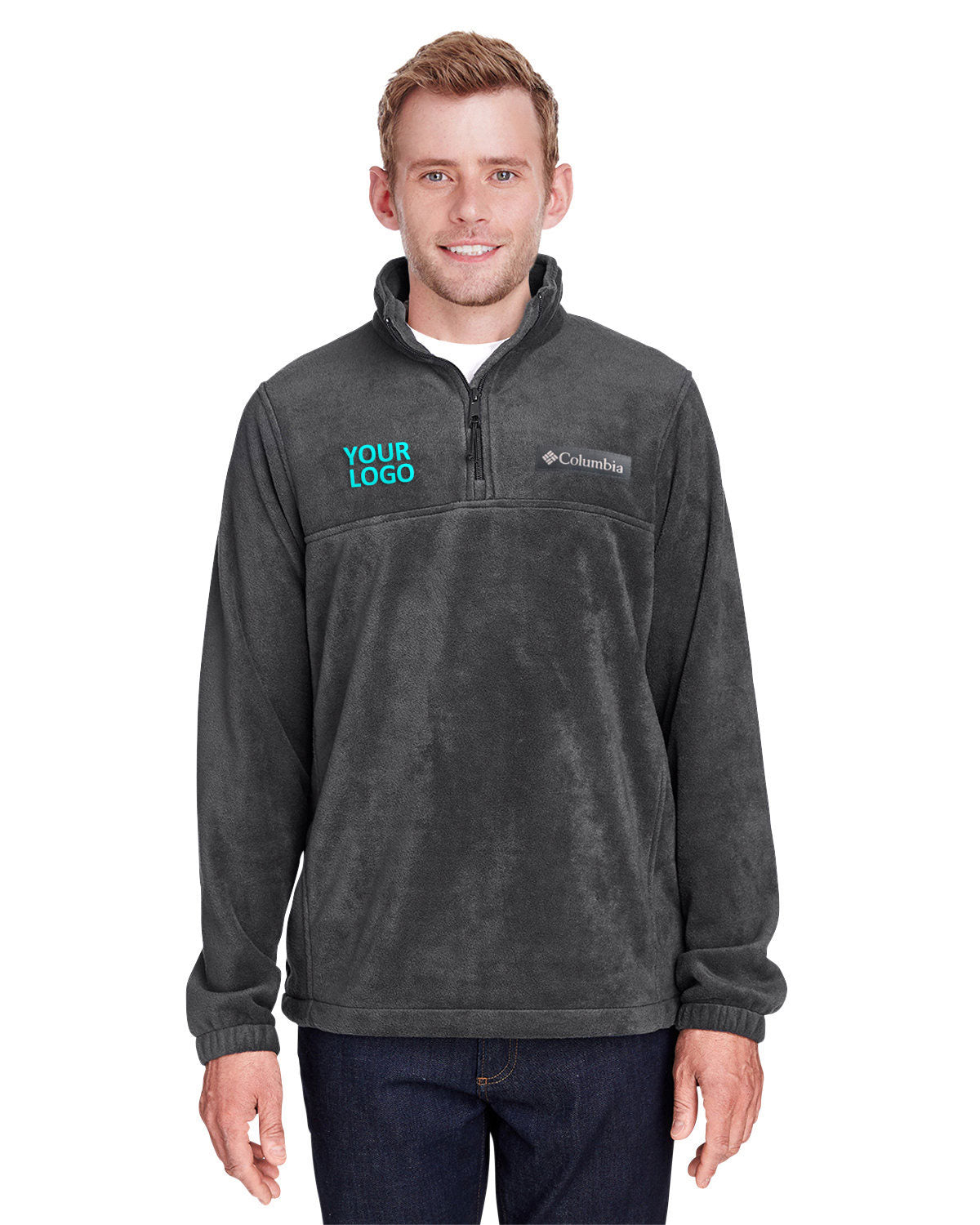 Columbia Mountain Half-Zip, Charcoal Heather