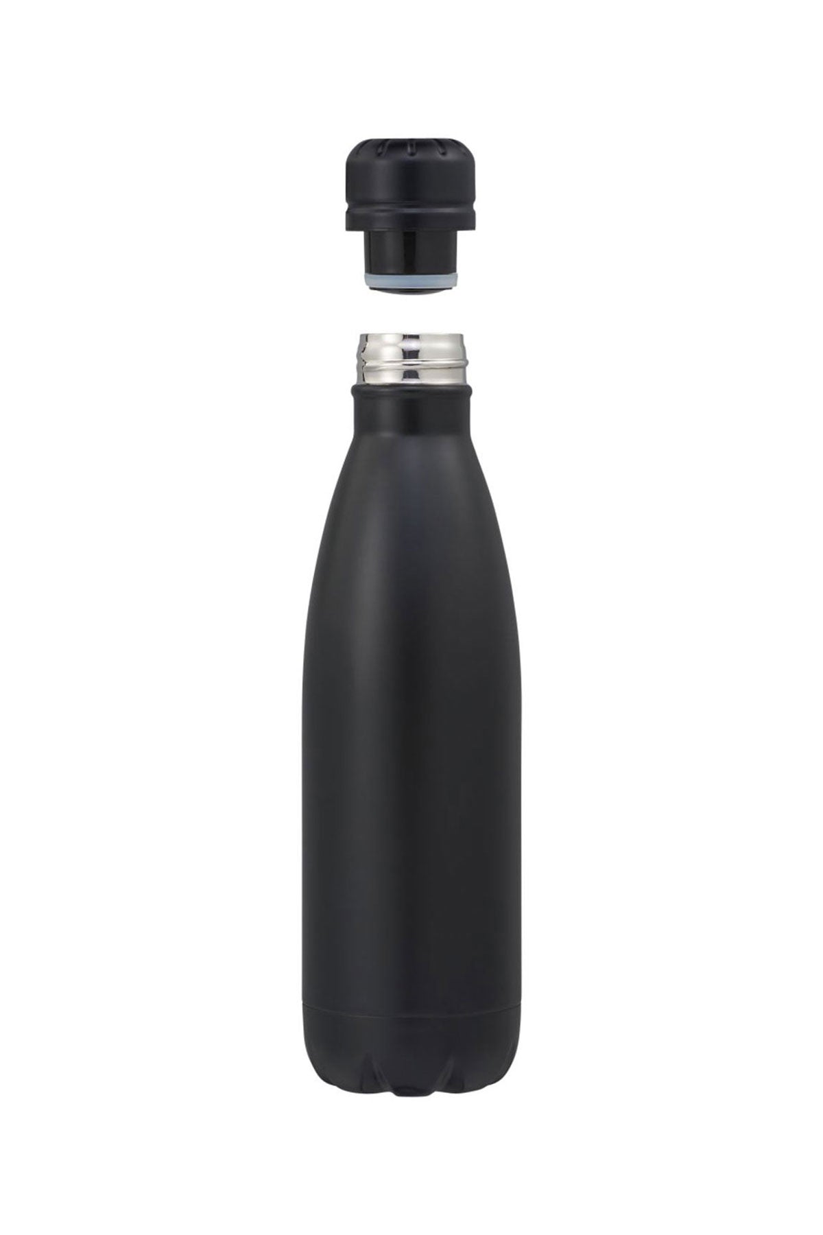 Copper Vacuum Insulated 17oz Custom Bottles, Black