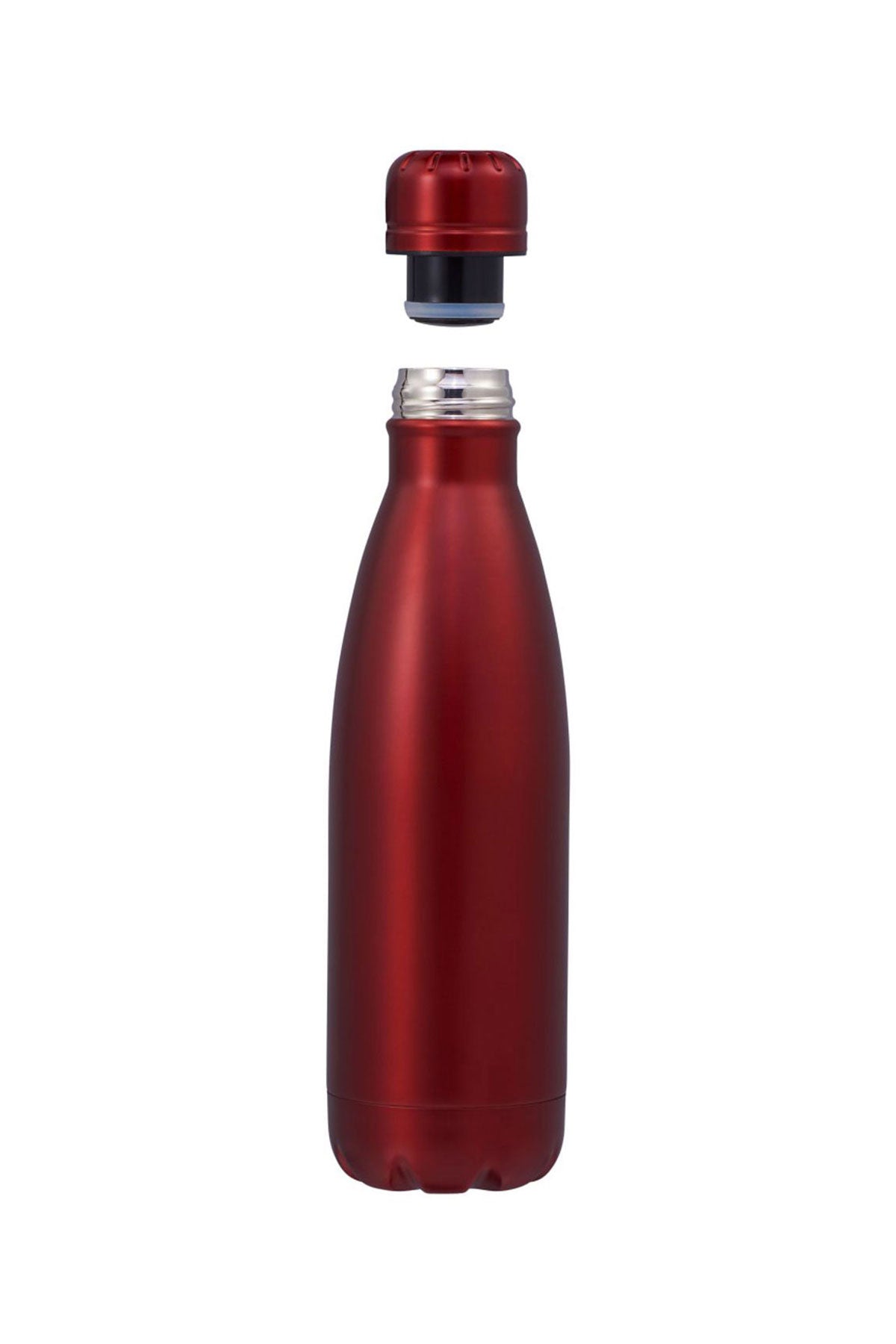 Copper Vacuum Insulated 17oz Custom Bottles, Red