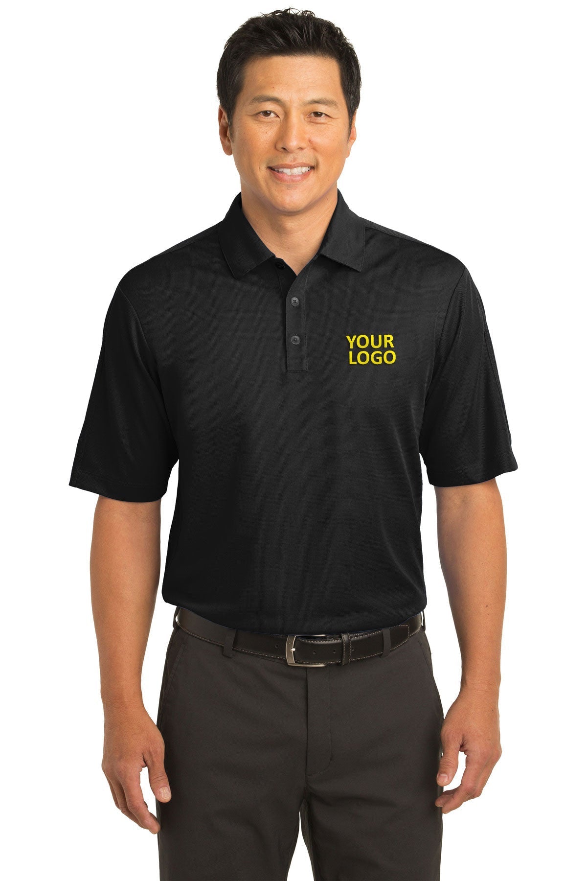 Nike Tech Sport Dri-FIT Customized Polos, Black [USFCR]