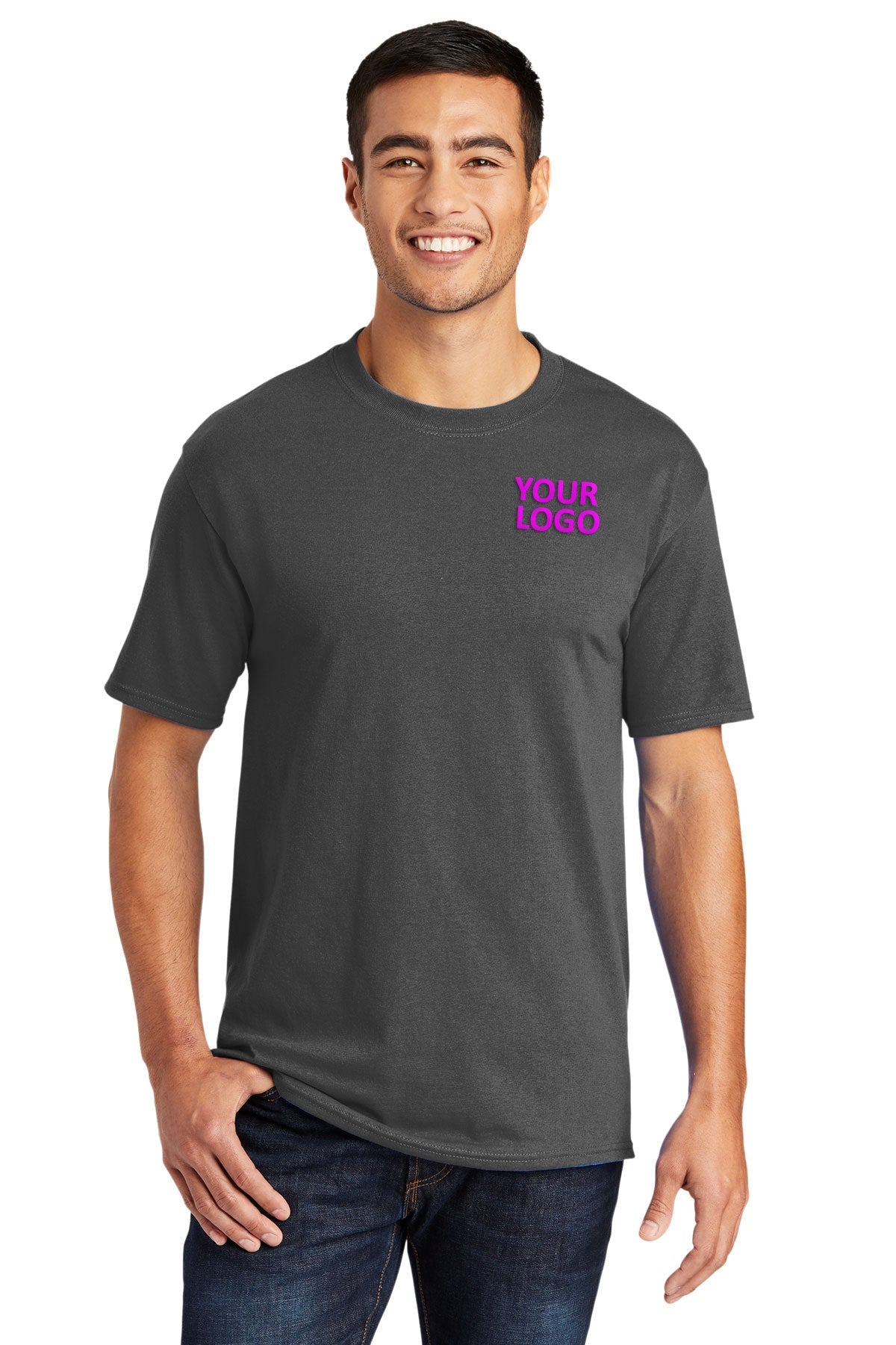 Port & Company Core Blend Custom Tee's, Charcoal [Guardian Pharmacy of Cincinnati DBA Mullaneys]