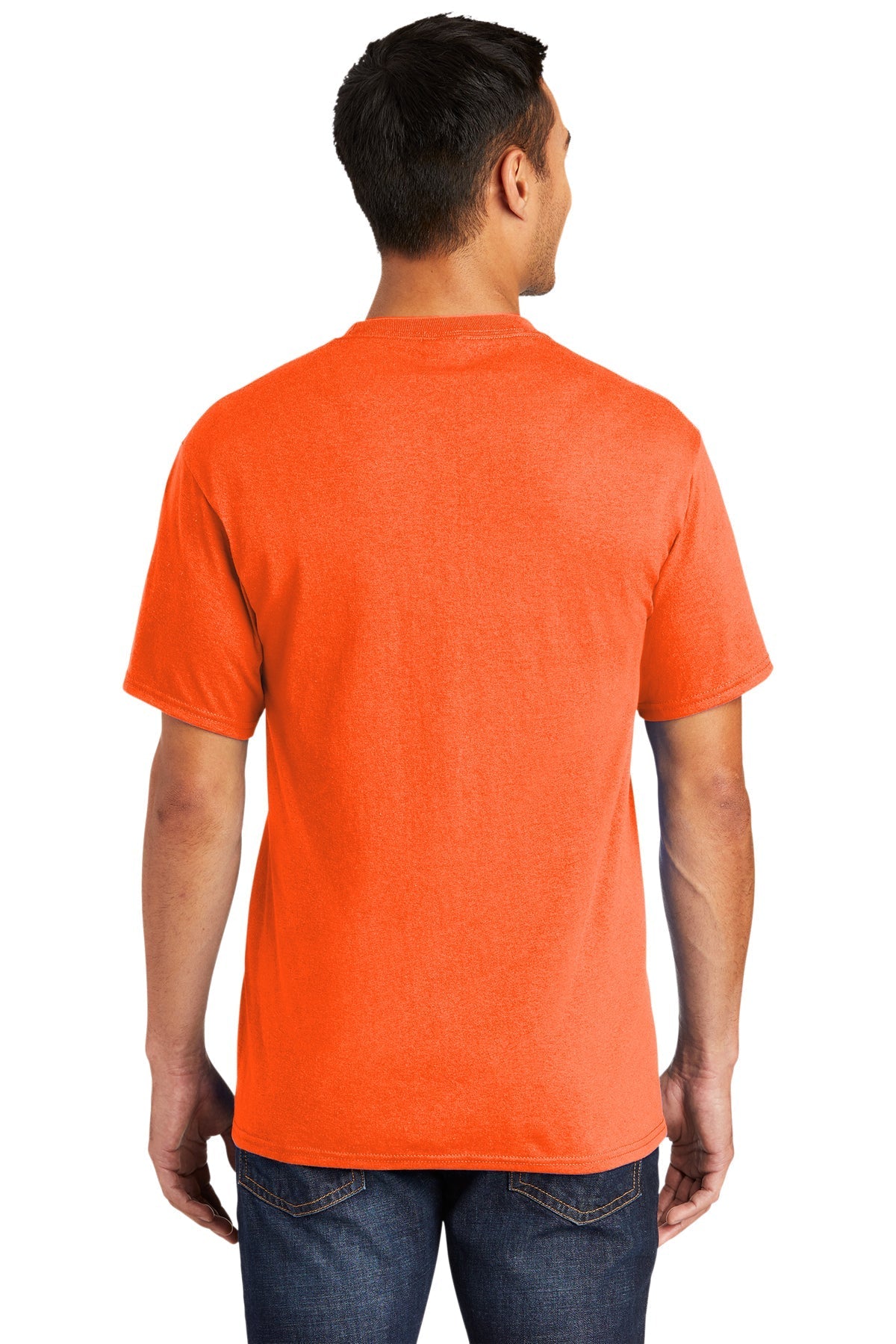 Port & Company Core Blend Custom Tee's, Safety Orange [Northern Lights Locating & Inspection]