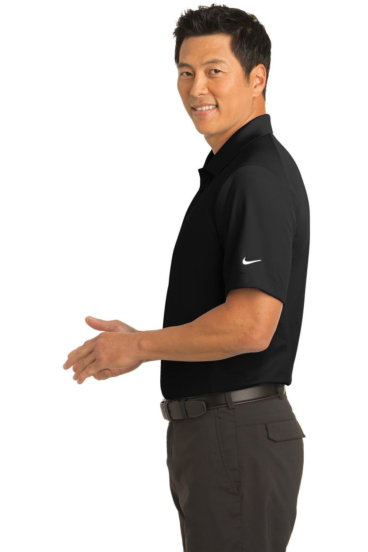 Nike Dri-FIT Classic Custom Polos, Black [Converge]